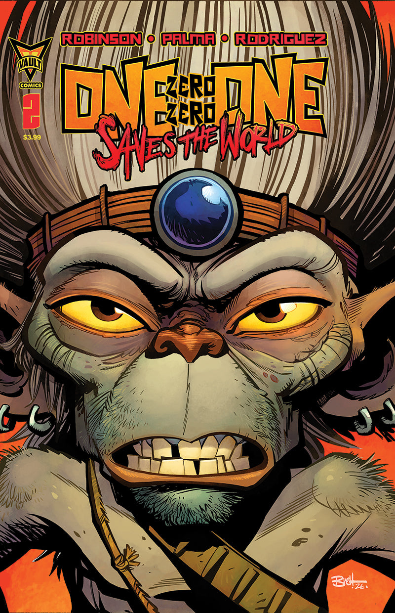 ONE ZERO ZERO ONE SAVES THE WORLD #2 Cover A BRETT PARSON comic book cover