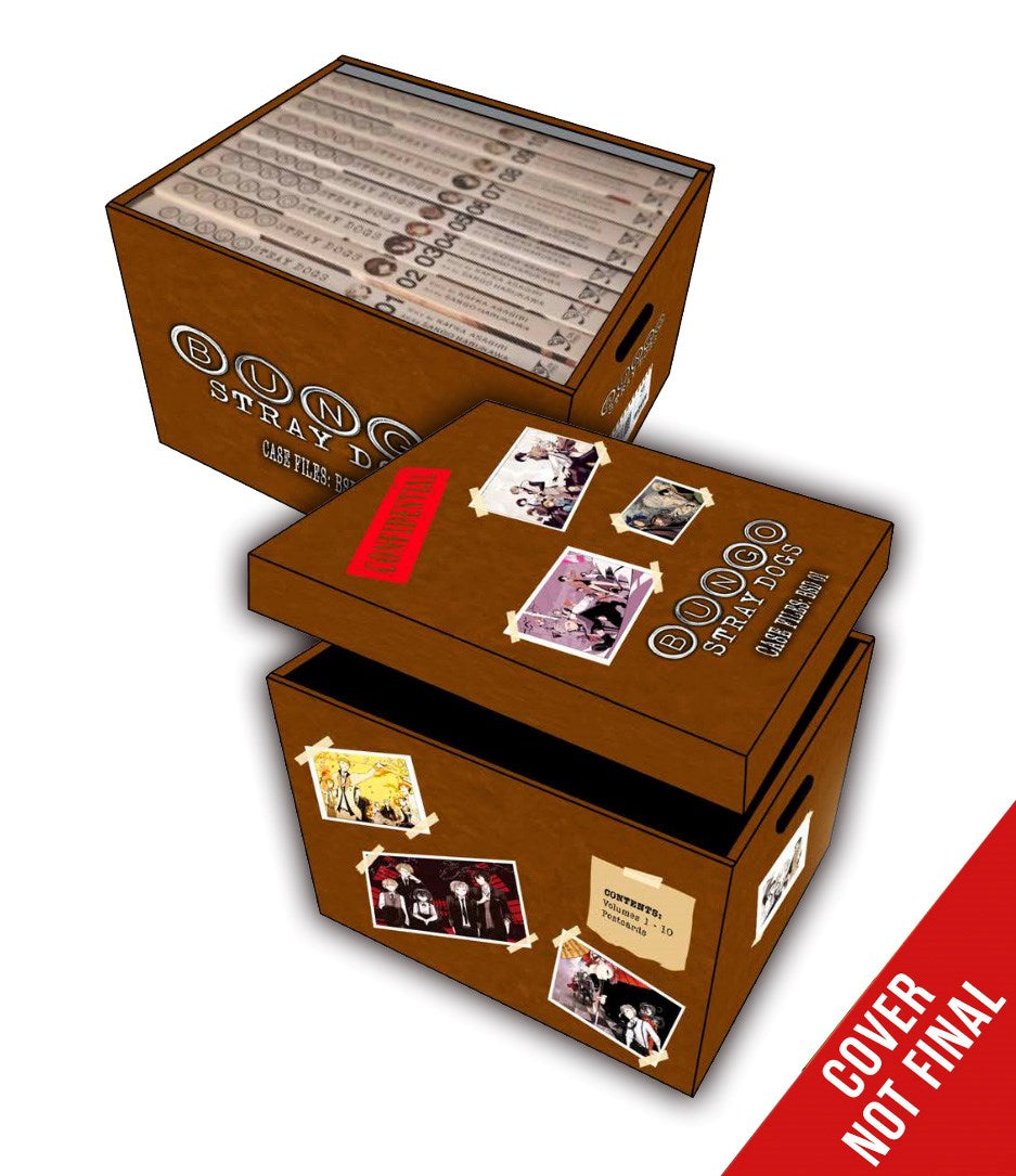BUNGO STRAY DOGS CASE FILES BSD 01 - 10 BOX SET manga cover