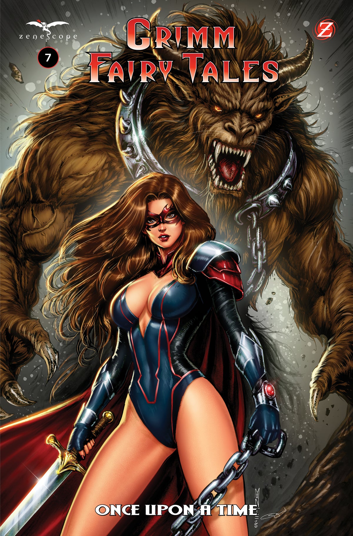 GRIMM FAIRY TALES VOL 3 #7 Cover B MONTE MOORE VAR comic book cover