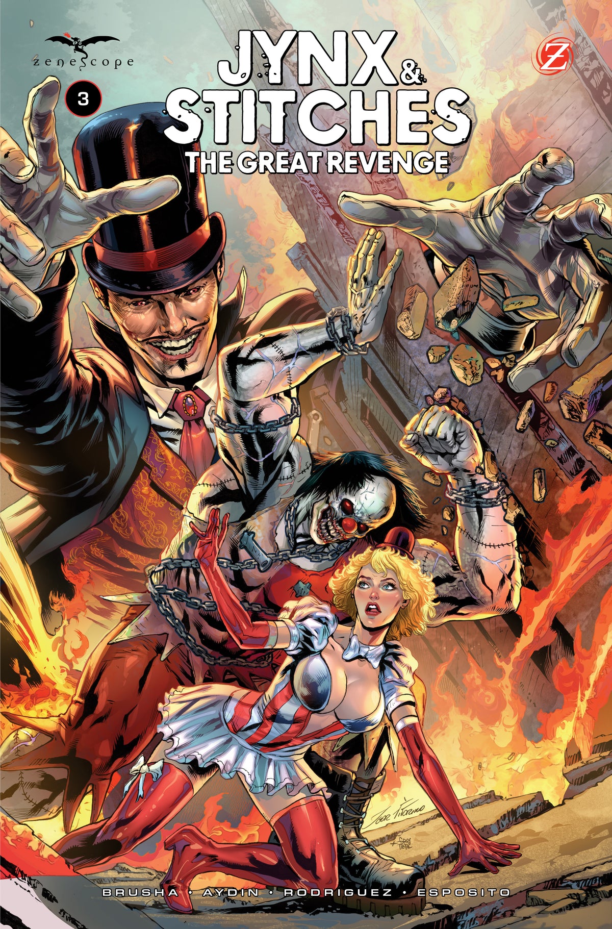 JYNX AND STITCHES GREAT REVENGE #3 (OF 3) Cover B IGOR VITORINO VAR comic book cover