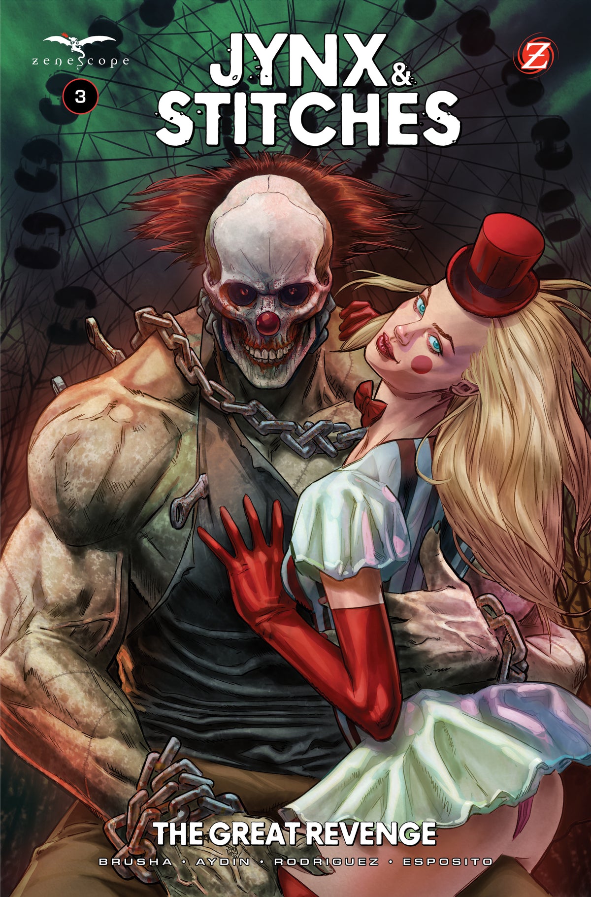 JYNX AND STITCHES GREAT REVENGE #3 (OF 3) Cover C AL BARRIONUEVO VAR comic book cover
