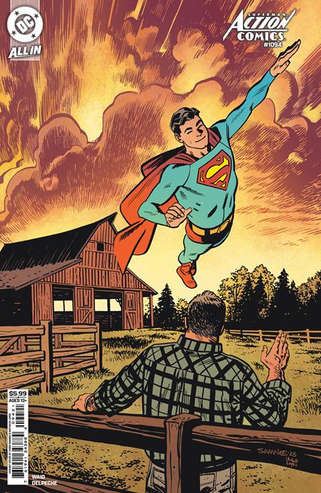 ACTION COMICS #1094 CVR B CHRIS SAMNEE CARD STOCK VAR
