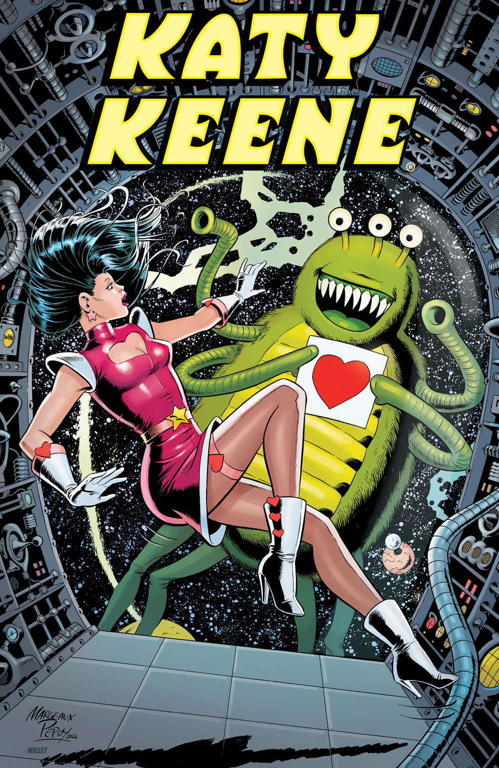 BETTY AND VERONICAS VALENTINES SPECTACULAR (ONE SHOT) CVR F MARGEAUX PEPOY KATY KEENE FOIL VAR