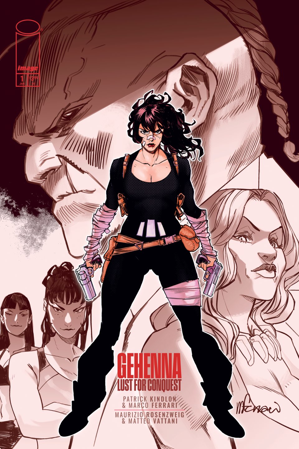 GEHENNA LUST FOR CONQUEST #1 (OF 4) CVR F MARCO FERRARI VAR