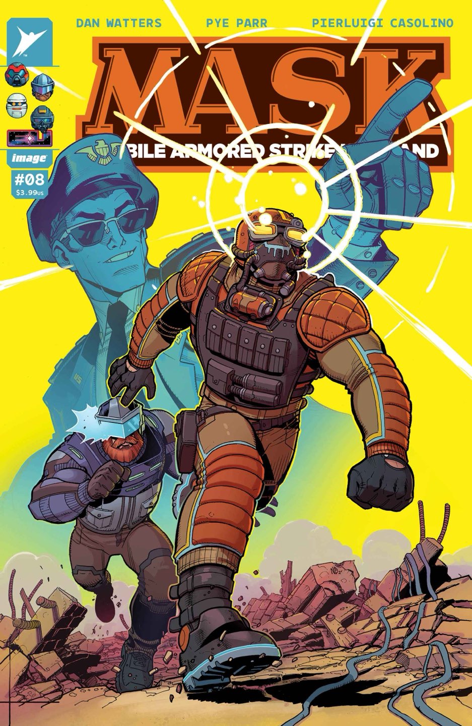 MASK #8 CVR B NICK BRADSHAW & JIM CHARALAMPIDIS VAR