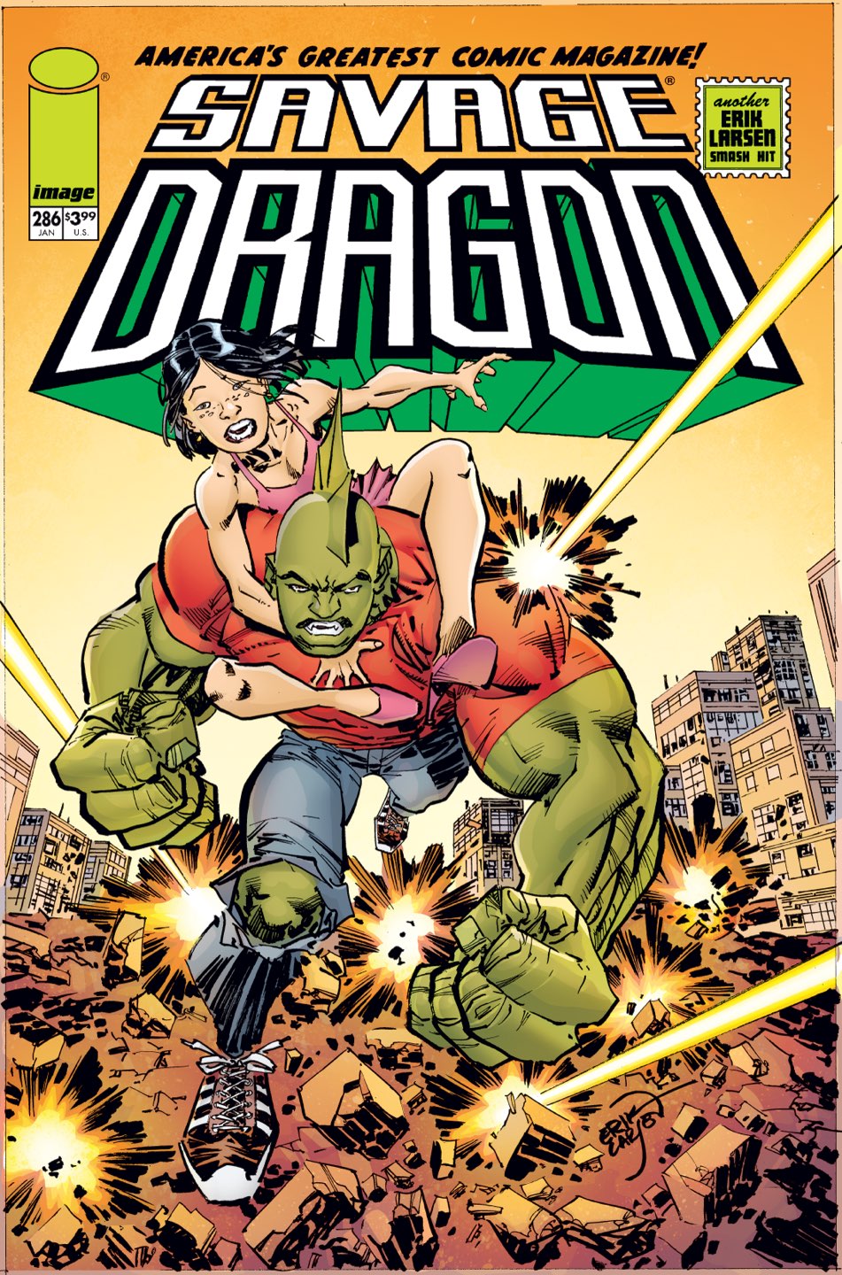 SAVAGE DRAGON #286 CVR A ERIK LARSEN
