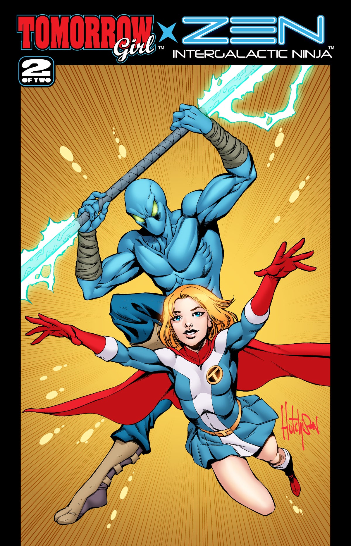 TOMORROW GIRL X ZEN INTERGALACTIC NINJA #2 (OF 2) CVR A DAVID HUTCHISON