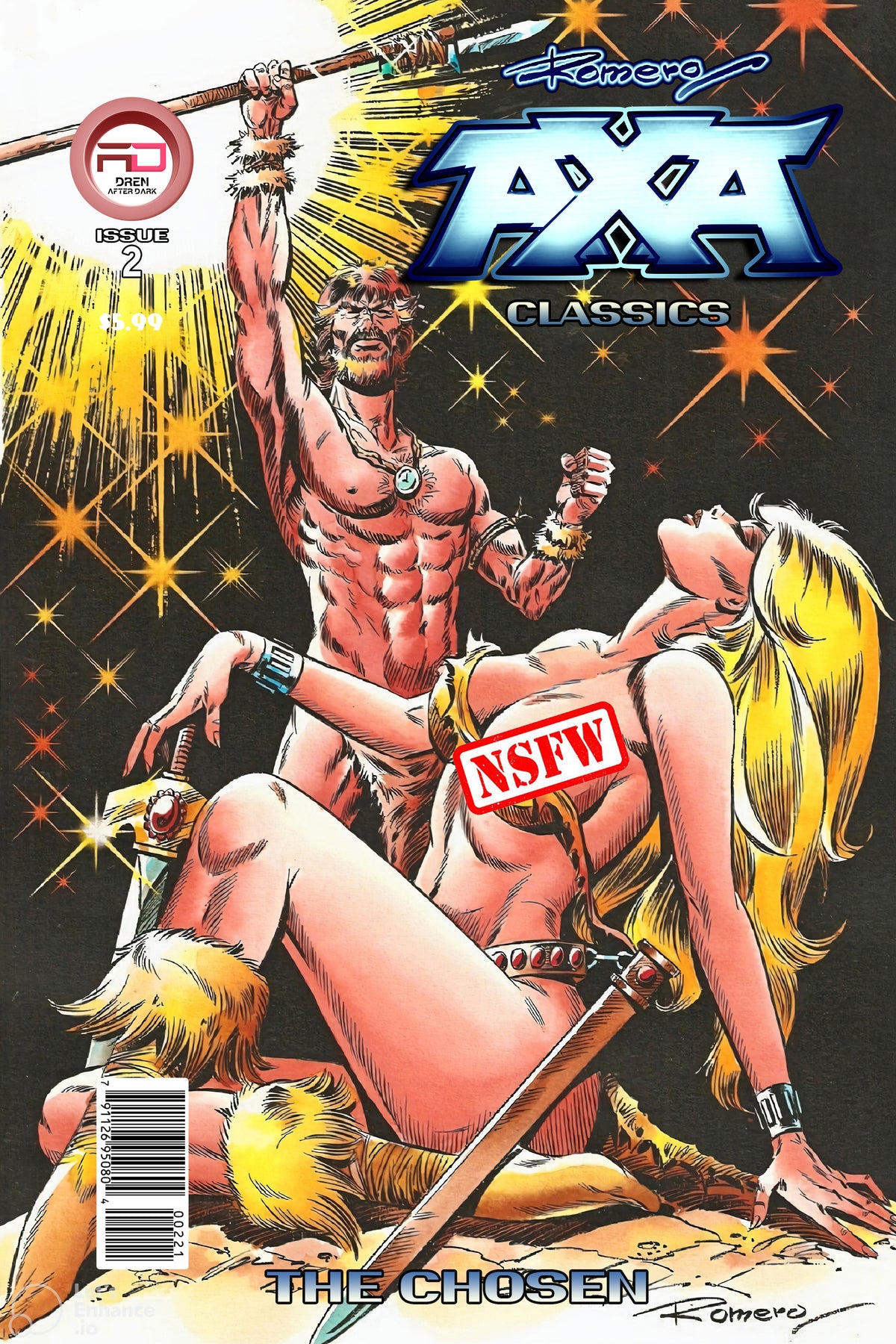 AXA #2 CVR B ROMERO NAUGHTY VAR