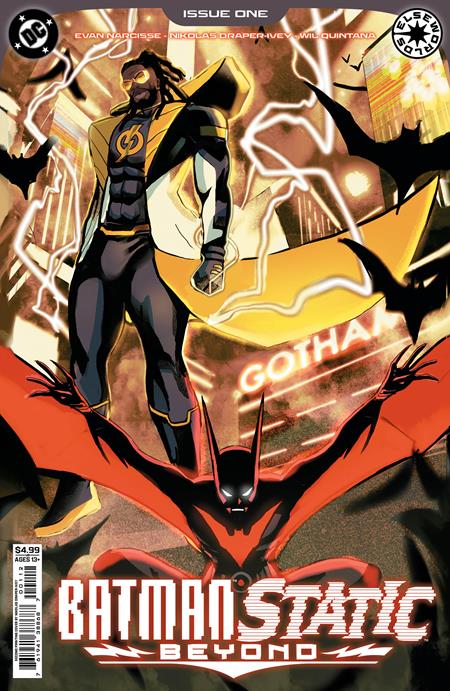 BATMAN STATIC BEYOND #1 (OF 6) SECOND PRINTING CVR A NIKOLAS DRAPER-IVEY