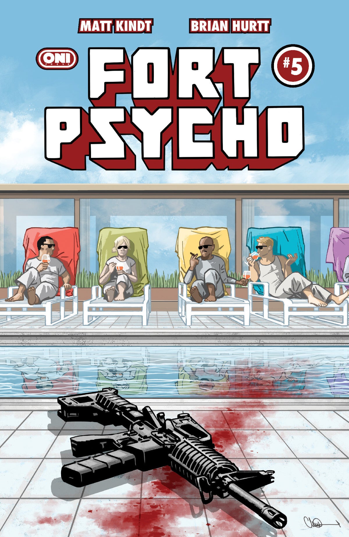 FORT PSYCHO #5 COVER C CHARLIE ADLARD VAR comic book cover