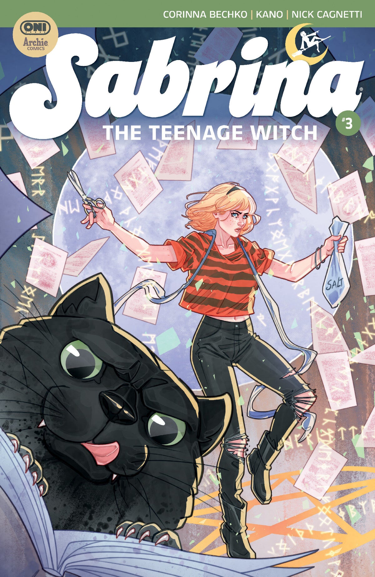 SABRINA THE TEENAGE WITCH #3 COVER A MARGUERITE SAUVAGE comic book cover