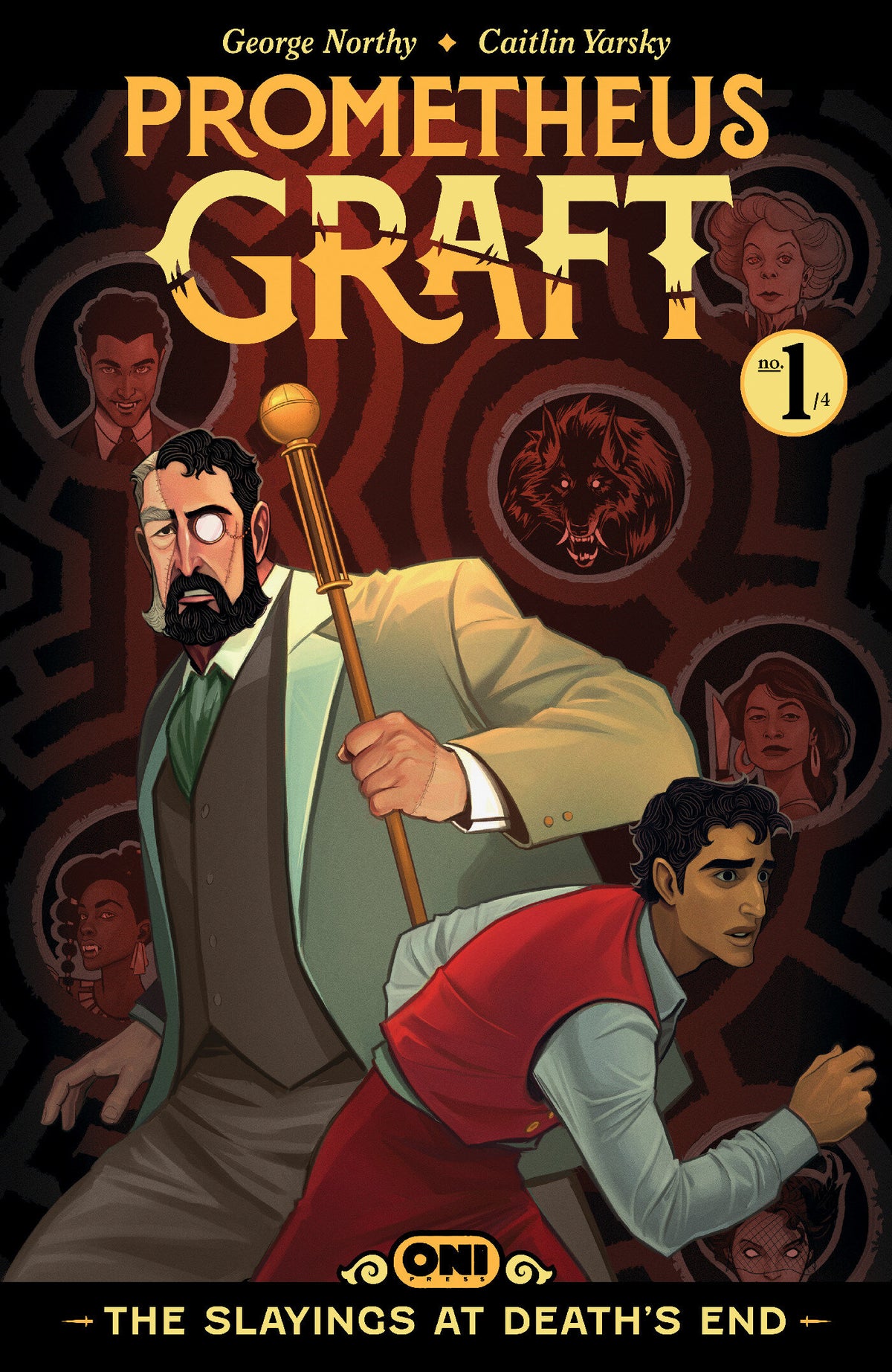 PROMETHEUS GRAFT: THE SLAYINGS AT DEATH'S END #1 COVER A CAITLIN YARSKY comic book cover