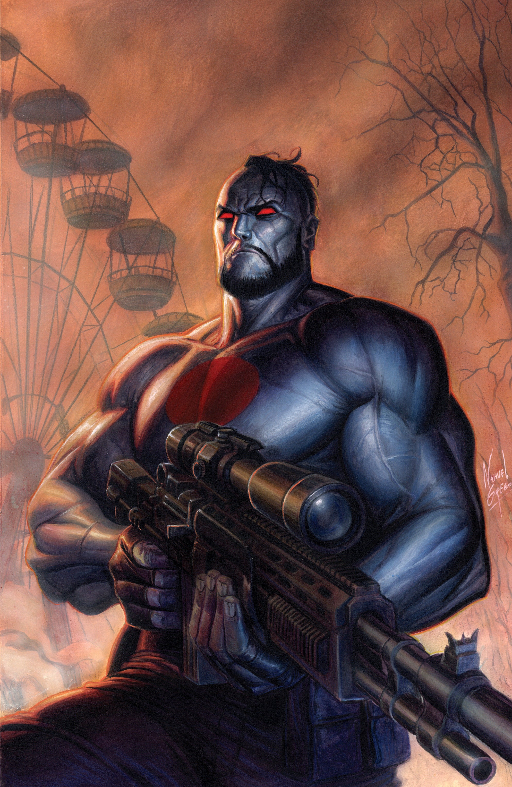 VALIANT BEYOND: BLOODSHOT #5--MAN MADE HELL #2Â VARIANT C (GREGO FULL ART)