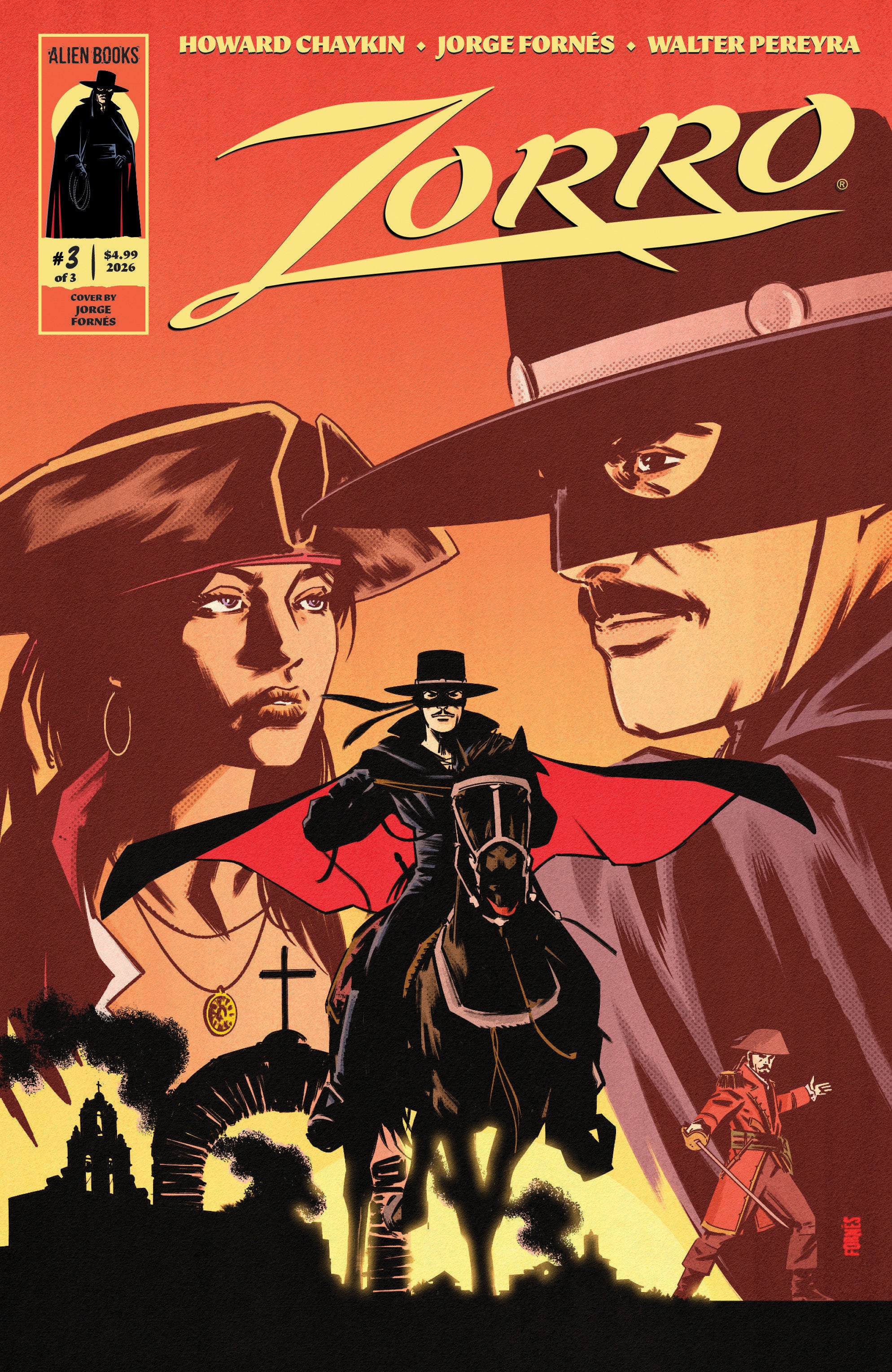 ZORRO #3 COVER A (FORNéS)