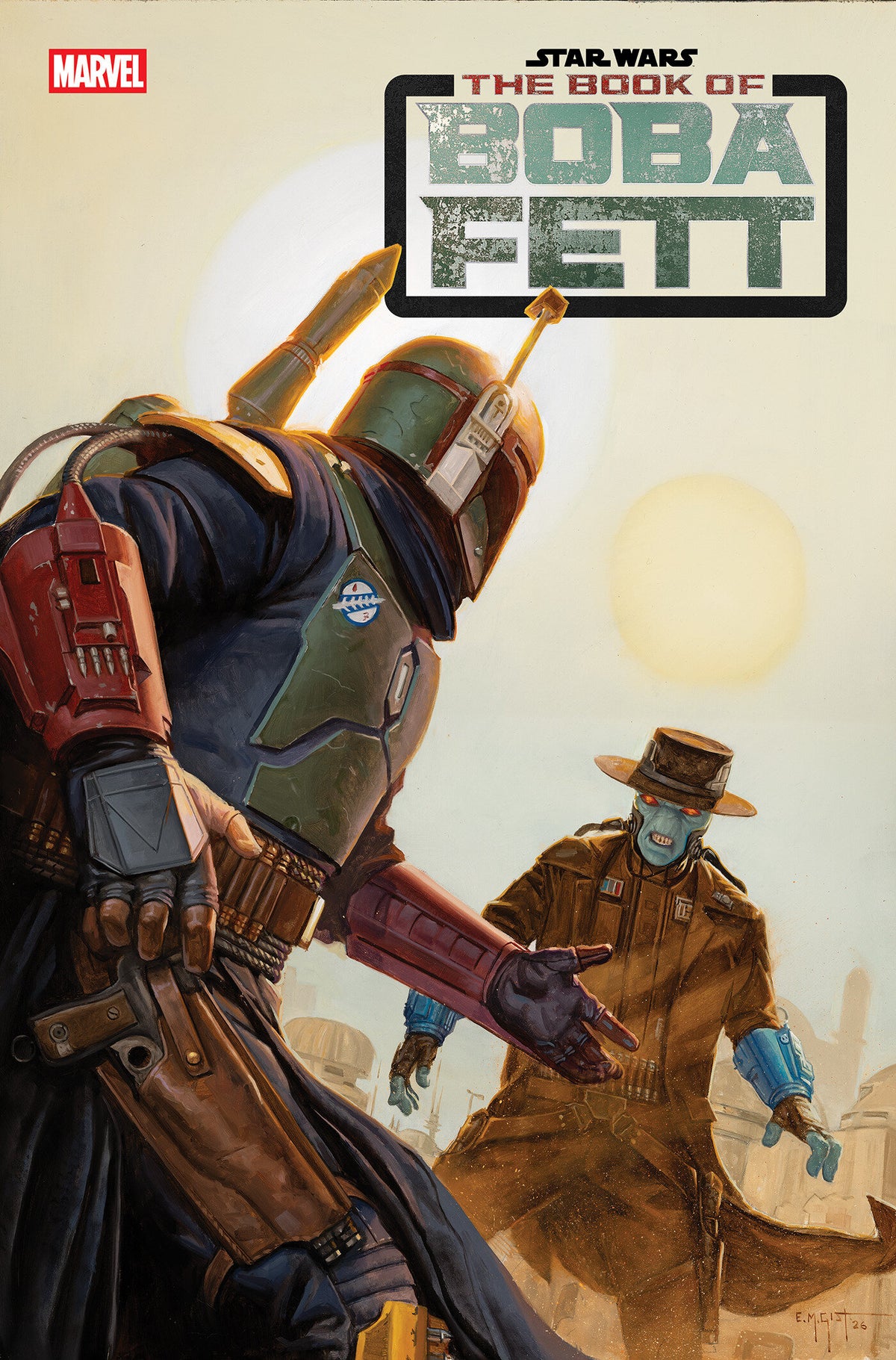 STAR WARS: THE BOOK OF BOBA FETT #7 E.M. GIST VARIANT comic book cover