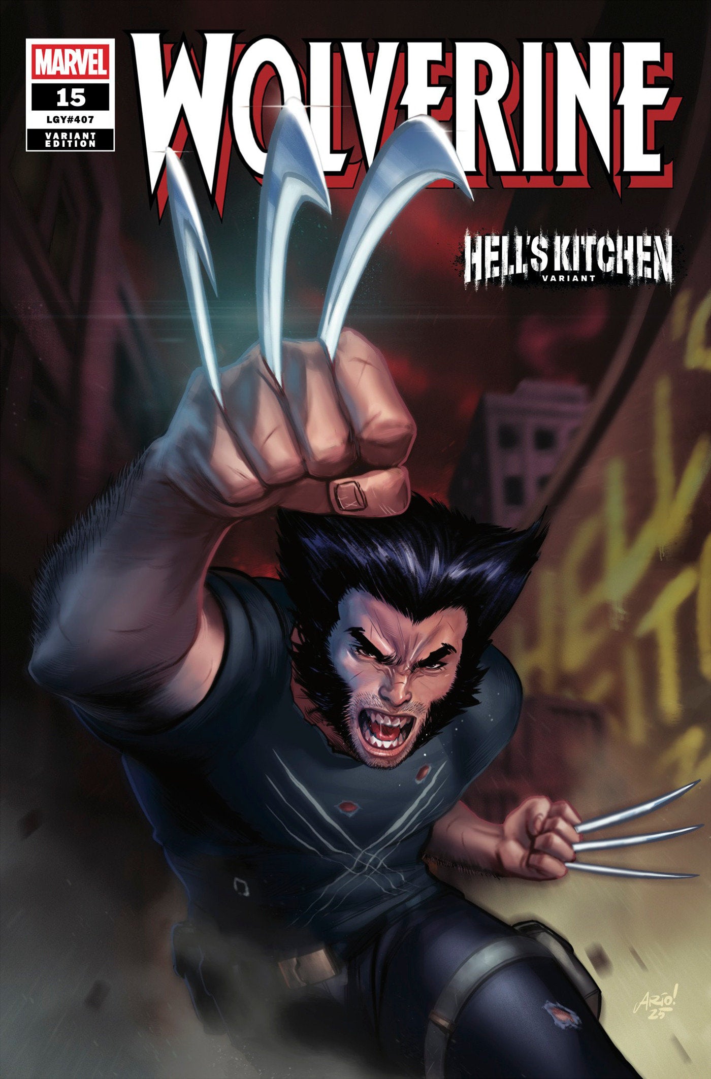 WOLVERINE #15 ARIO ANINDITO HELL'S KITCHEN VARIANT