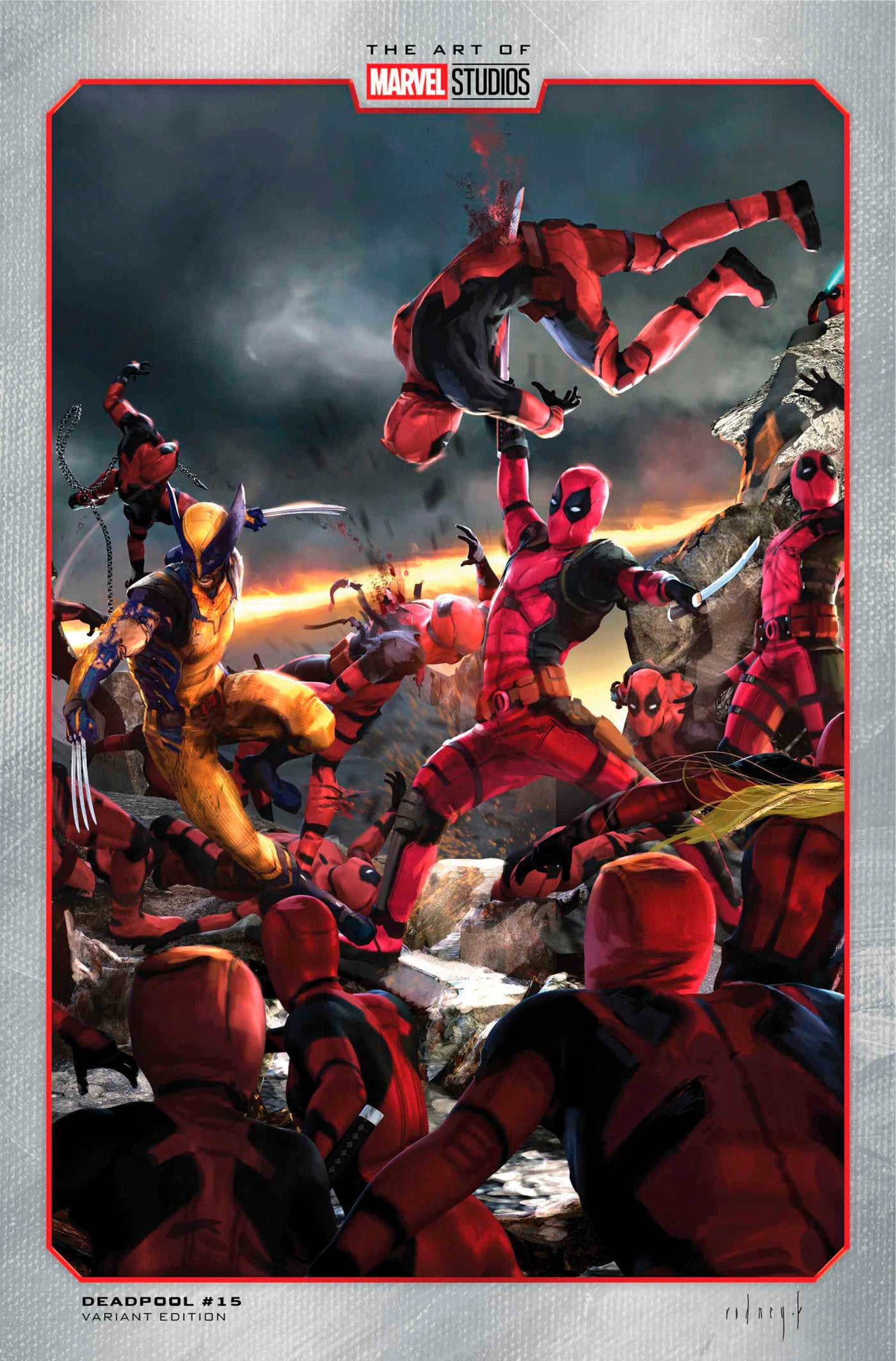 DEADPOOL #15 RODNEY FUENTEBELLA MARVEL STUDIOS VARIANT