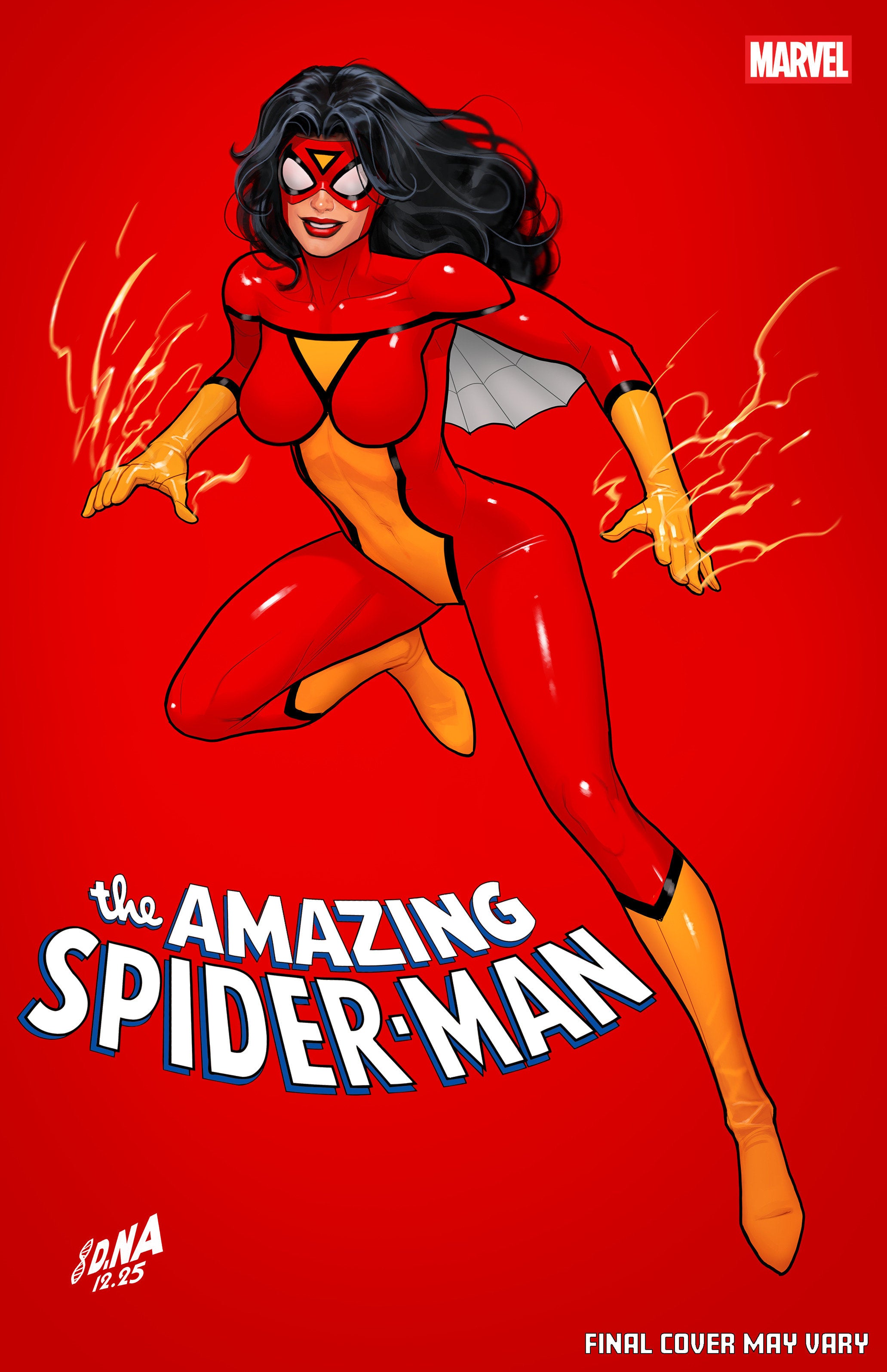 AMAZING SPIDER-MAN #22 DAVID NAKAYAMA COLOR BLOCK RED VARIANT