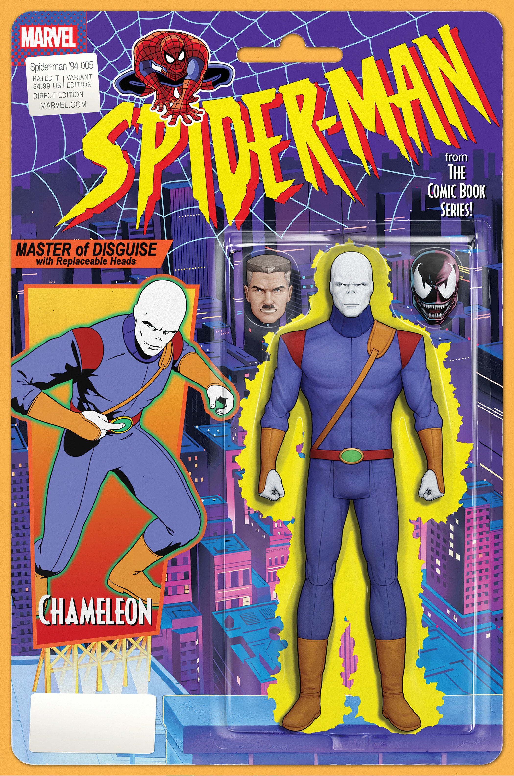 SPIDER-MAN '94 #5 JOHN TYLER CHRISTOPHER ACTION FIGURE VARIANT