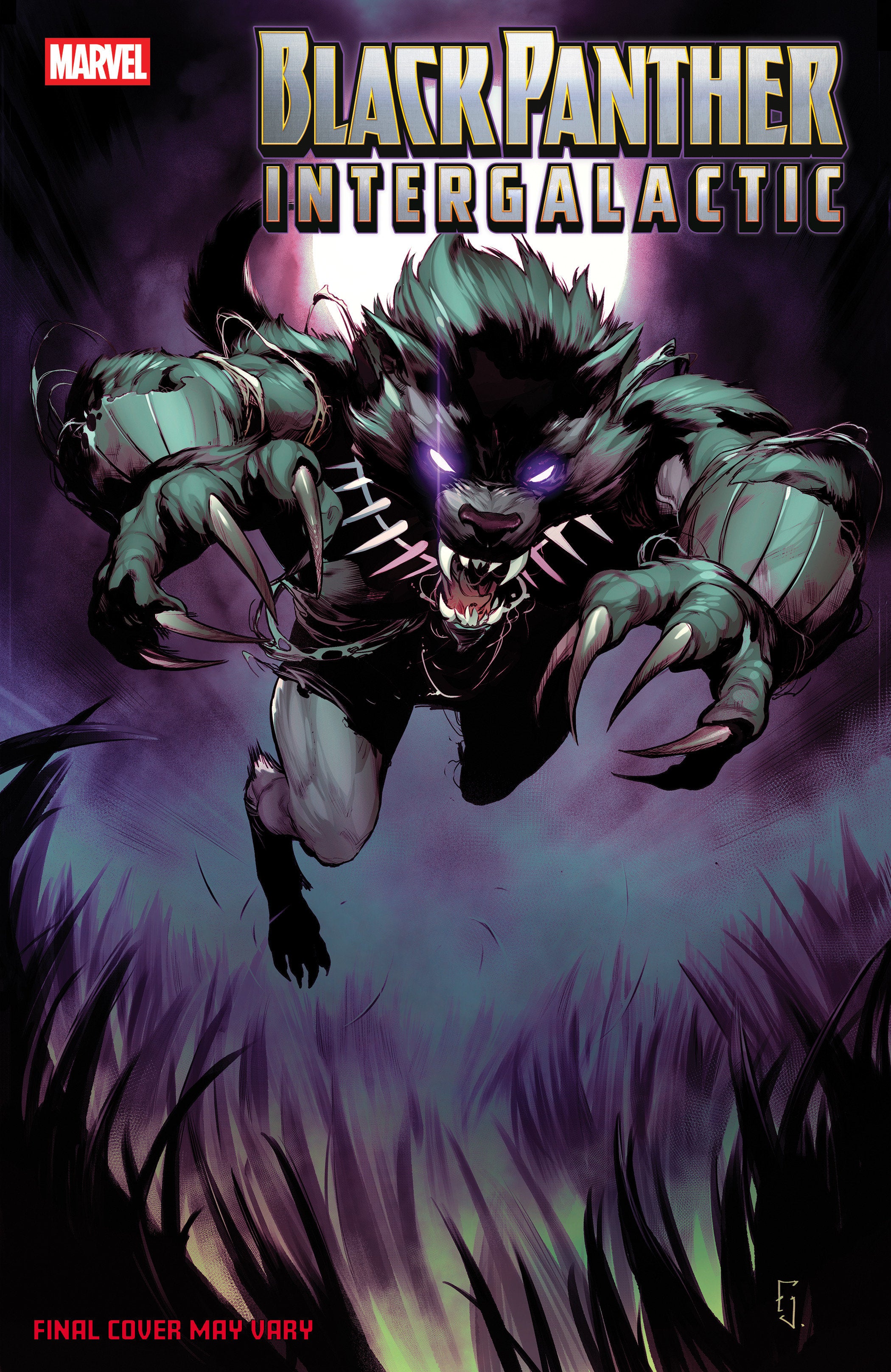 BLACK PANTHER: INTERGALACTIC #4 JUAN FRIGERI MARVEL MONSTER VARIANT
