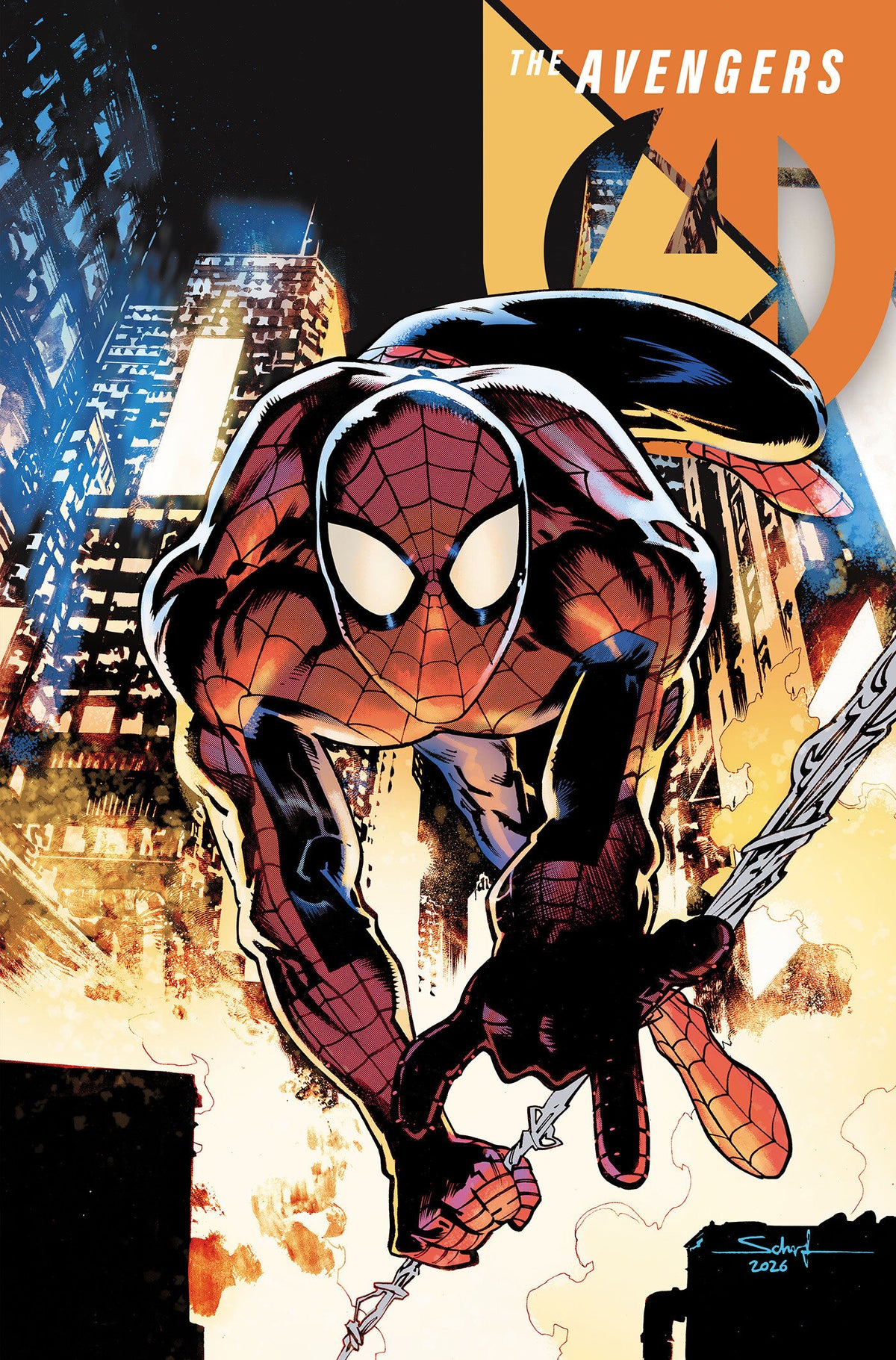 AVENGERS #2 JONAS SCHARF VARIANT comic book cover