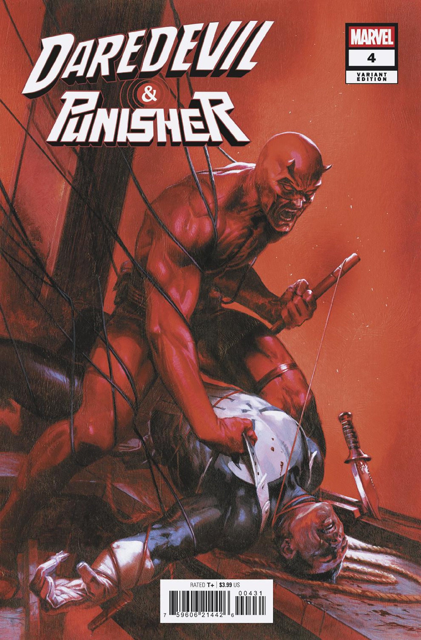 DAREDEVIL/PUNISHER: THE DEVIL'S TRIGGER #4 GABRIELE DELL'OTTO VARIANT