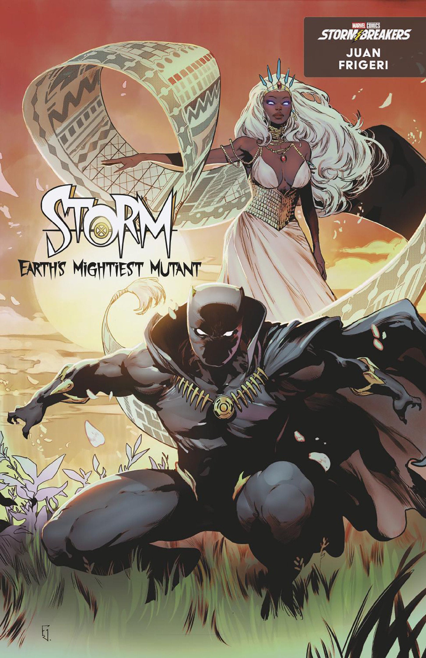 STORM: EARTH'S MIGHTIEST MUTANT #1 JUAN FRIGERI BLACK PANTHER VARIANT