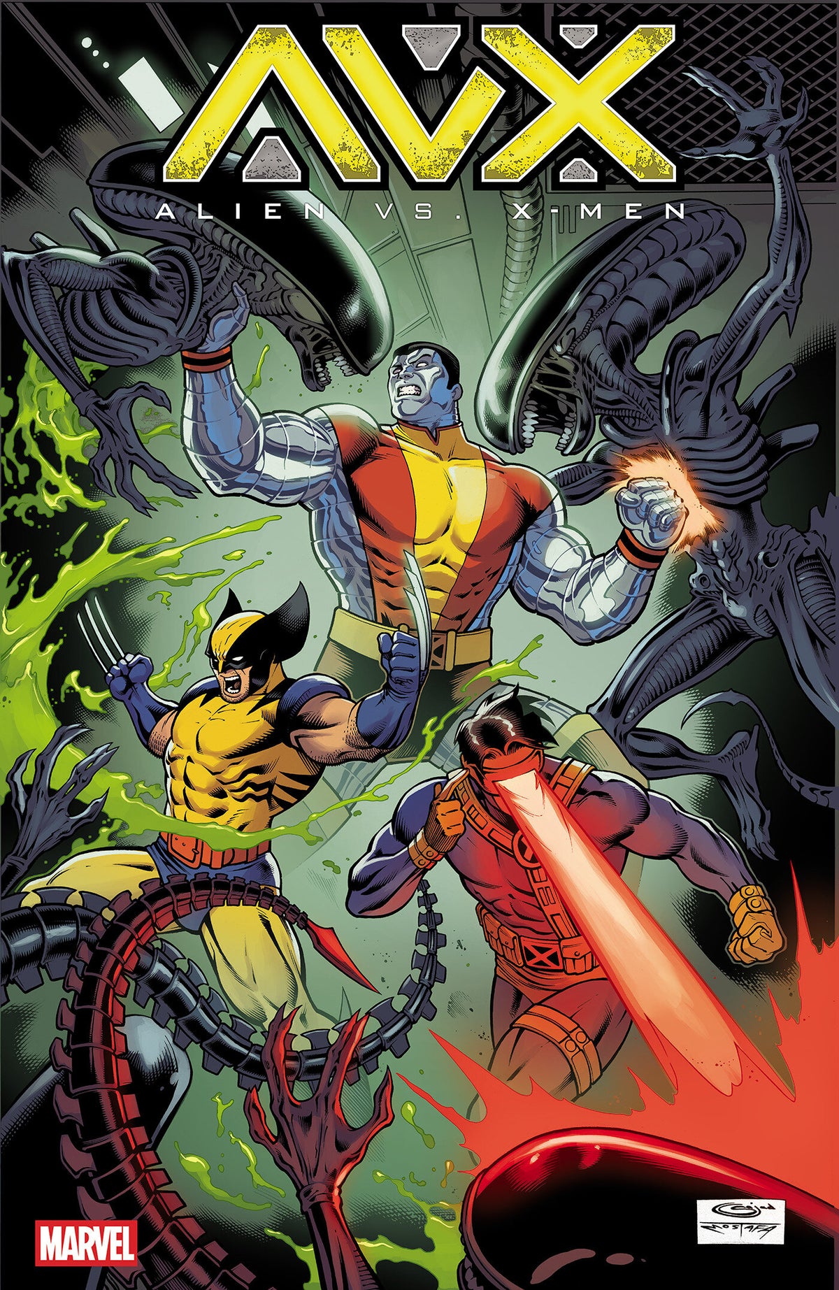 ALIEN VS. X-MEN #4 SAJAD SHAH VARIANT