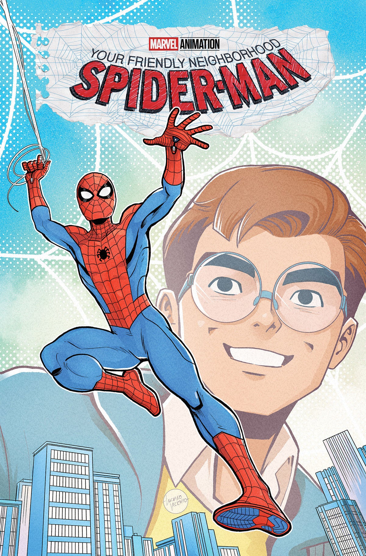 YOUR FRIENDLY NEIGHBORHOOD SPIDER-MAN #1 COVER B LUCIANO VECCHIO VARIANT comic book cover