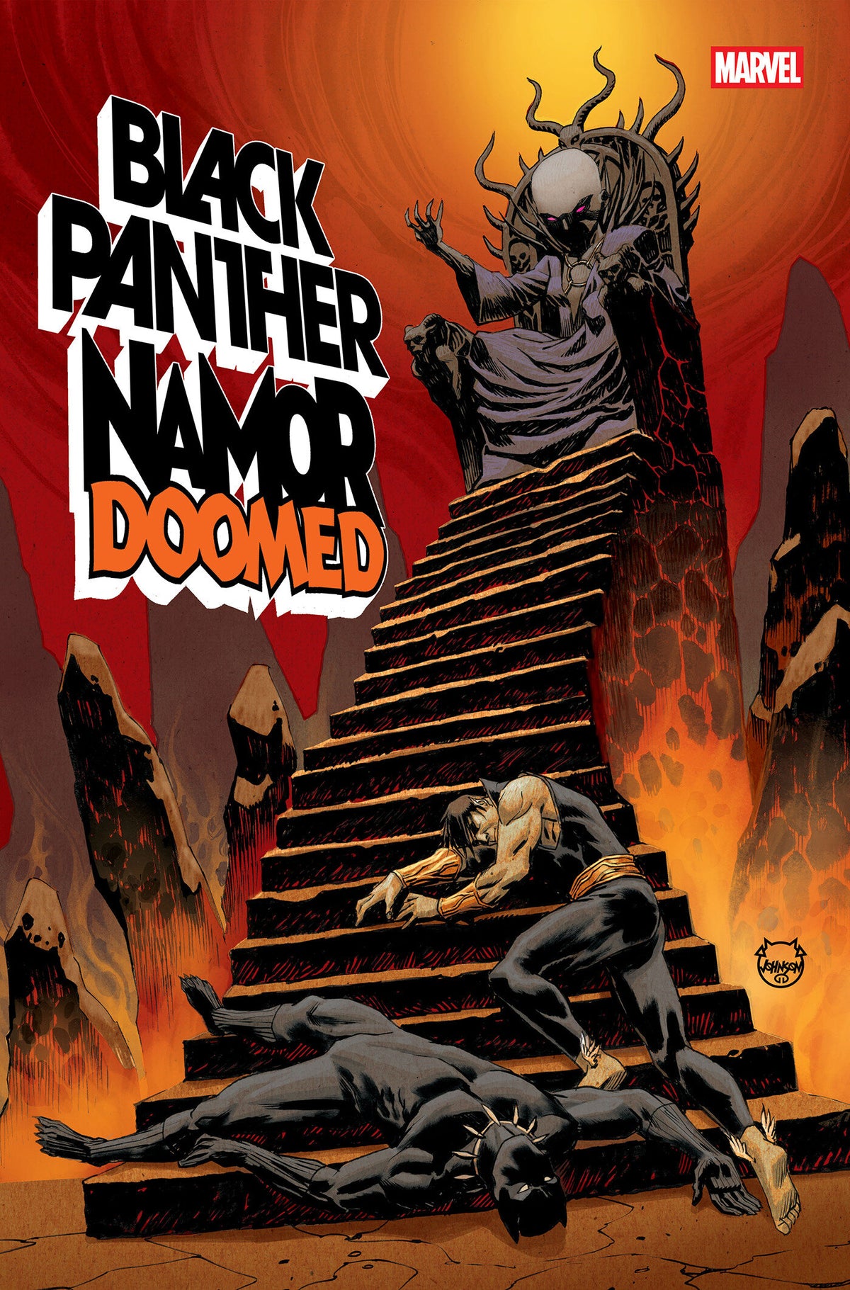 BLACK PANTHER/NAMOR: DOOMED #5 comic book cover