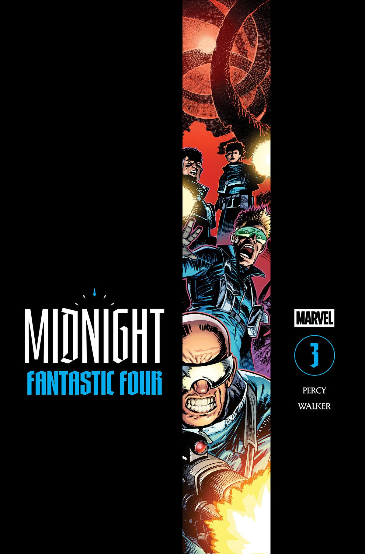 MIDNIGHT FANTASTIC FOUR #3 COVER A comic book cover