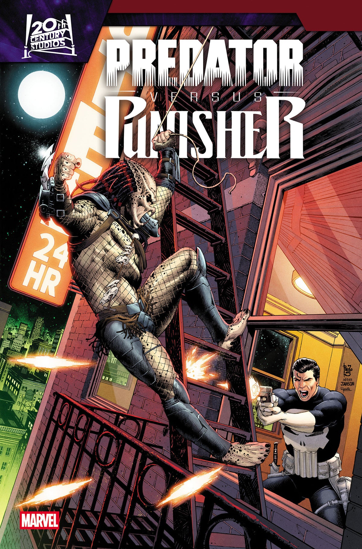 PREDATOR VS. PUNISHER #2 COVER B PAULO SIQUEIRA HOMAGE VARIANT comic book cover