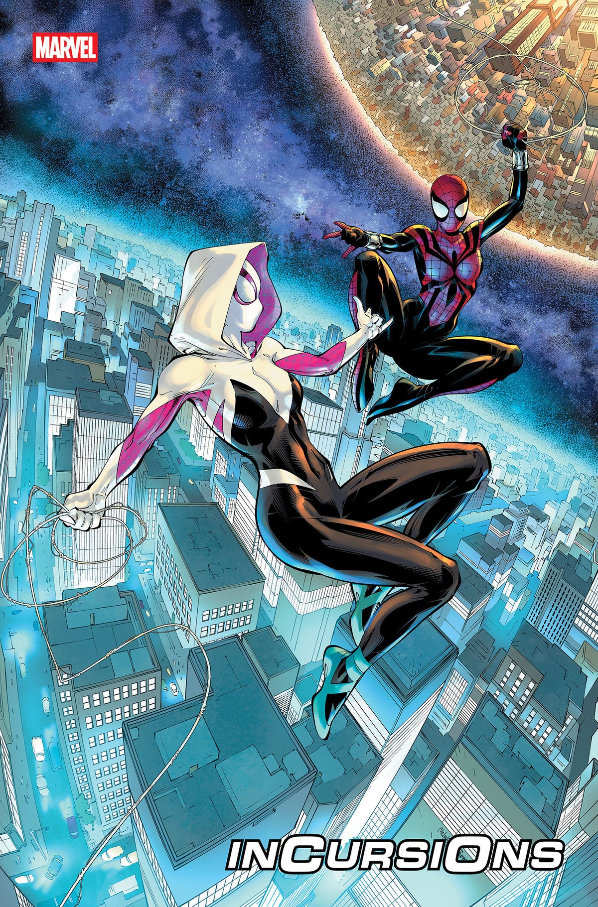 SPIDER-MAN: INCURSIONS #1 COVER B BY GLEB MELNIKOV comic book cover