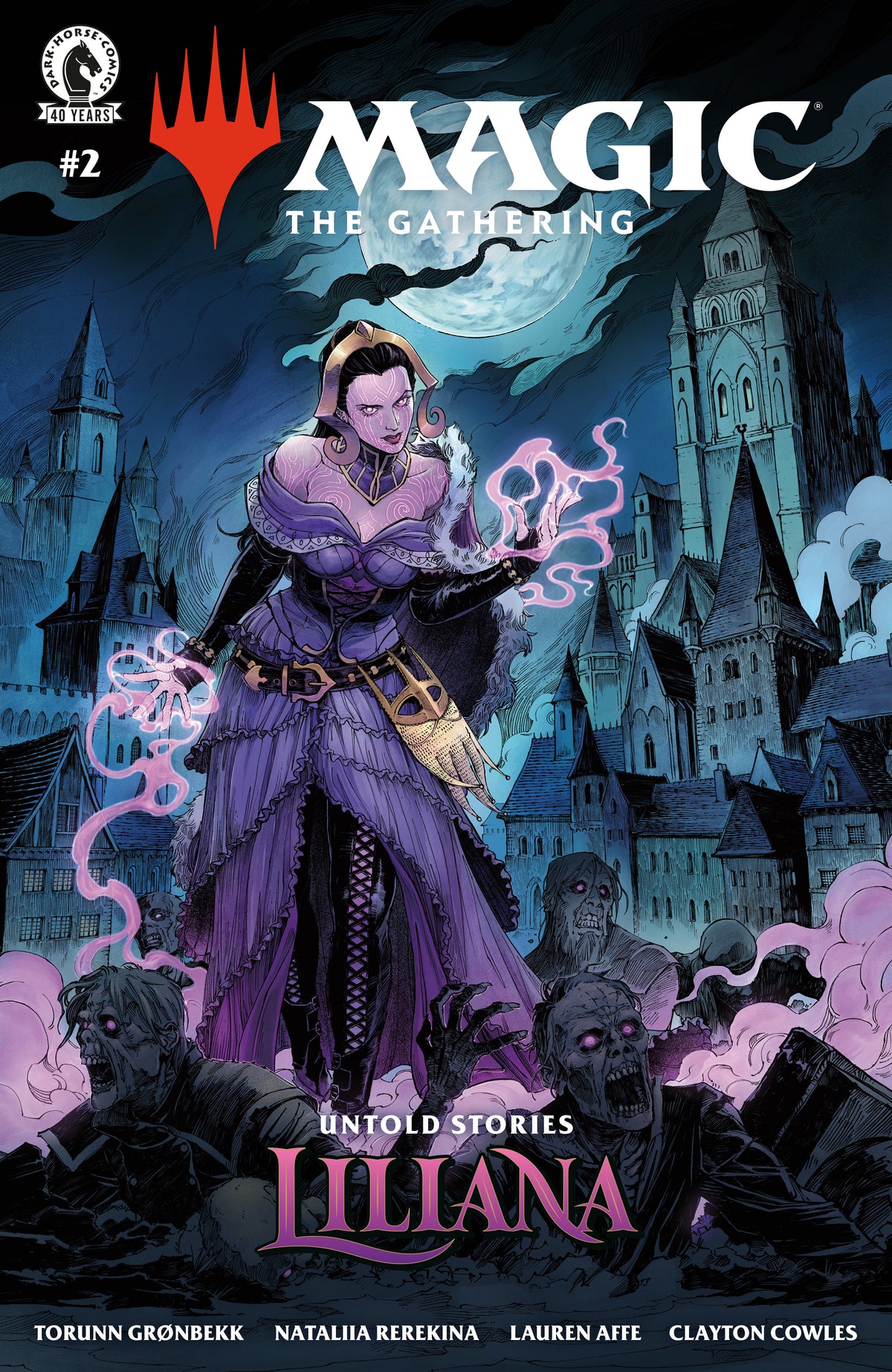 MAGIC: THE GATHERING: UNTOLD STORIES--LILIANA #2 (Cover A) (NATALIIA REREKINA) comic book cover