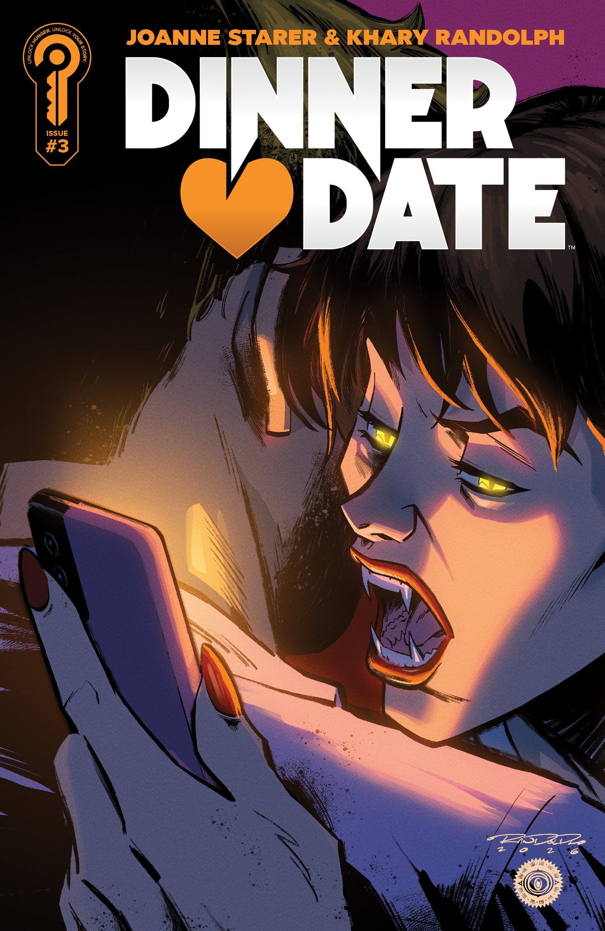 DINNER DATE #3 COVER A KHARY RANDOLPH comic book cover
