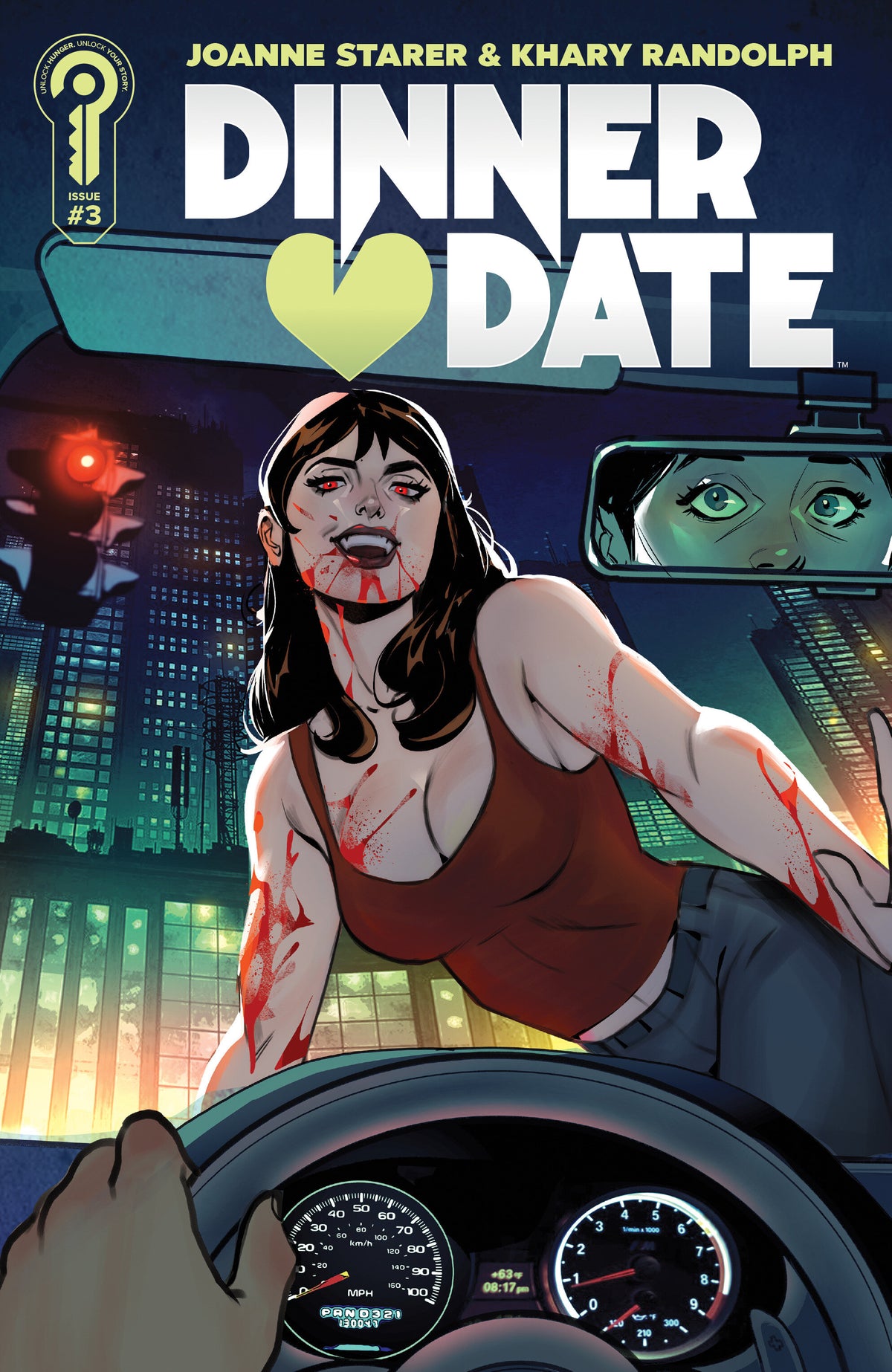 DINNER DATE #3 COVER B MELVIN MILTON comic book cover