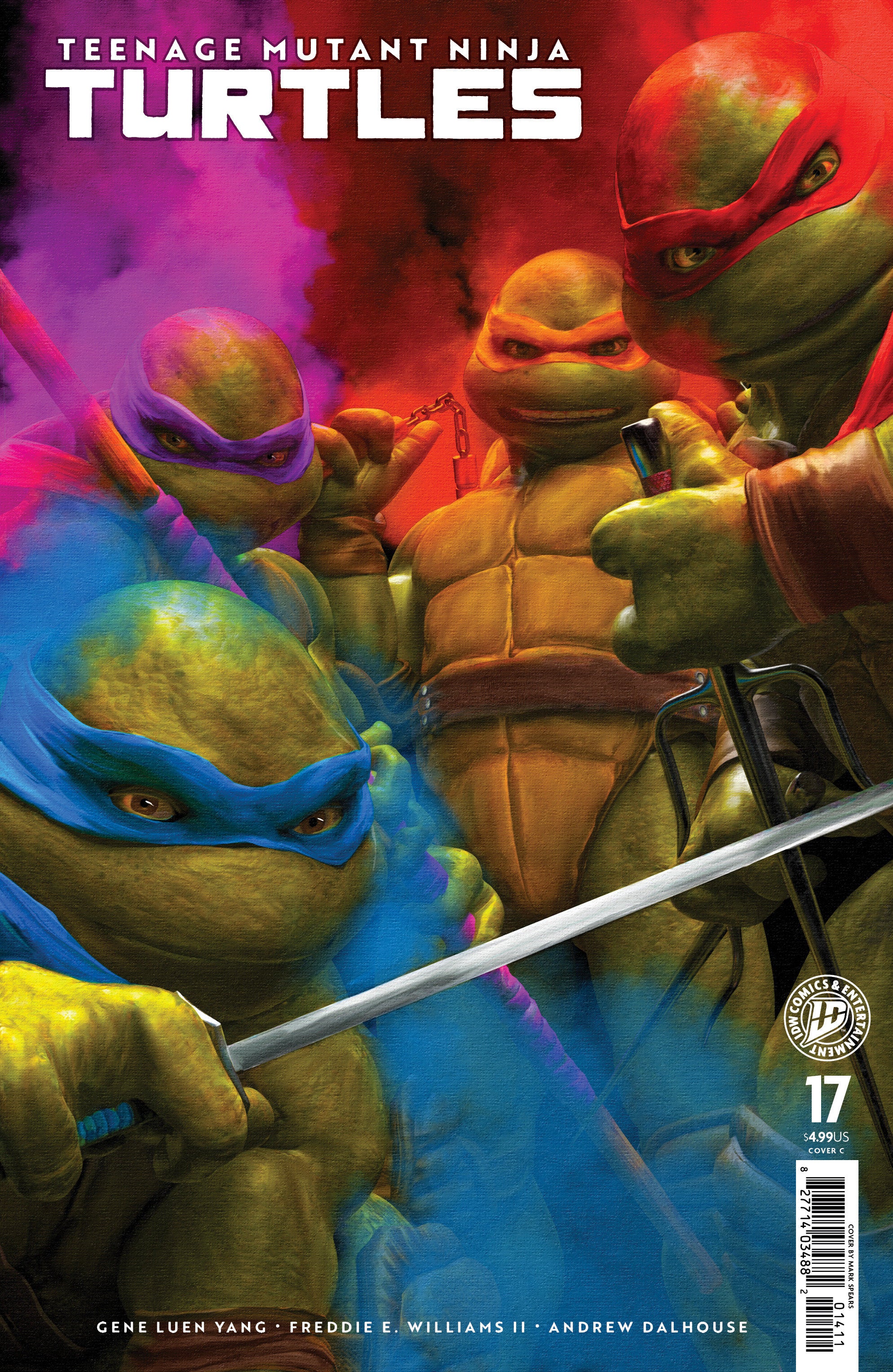 TEENAGE MUTANT NINJA TURTLES #17 VARIANT C (SPEARS)