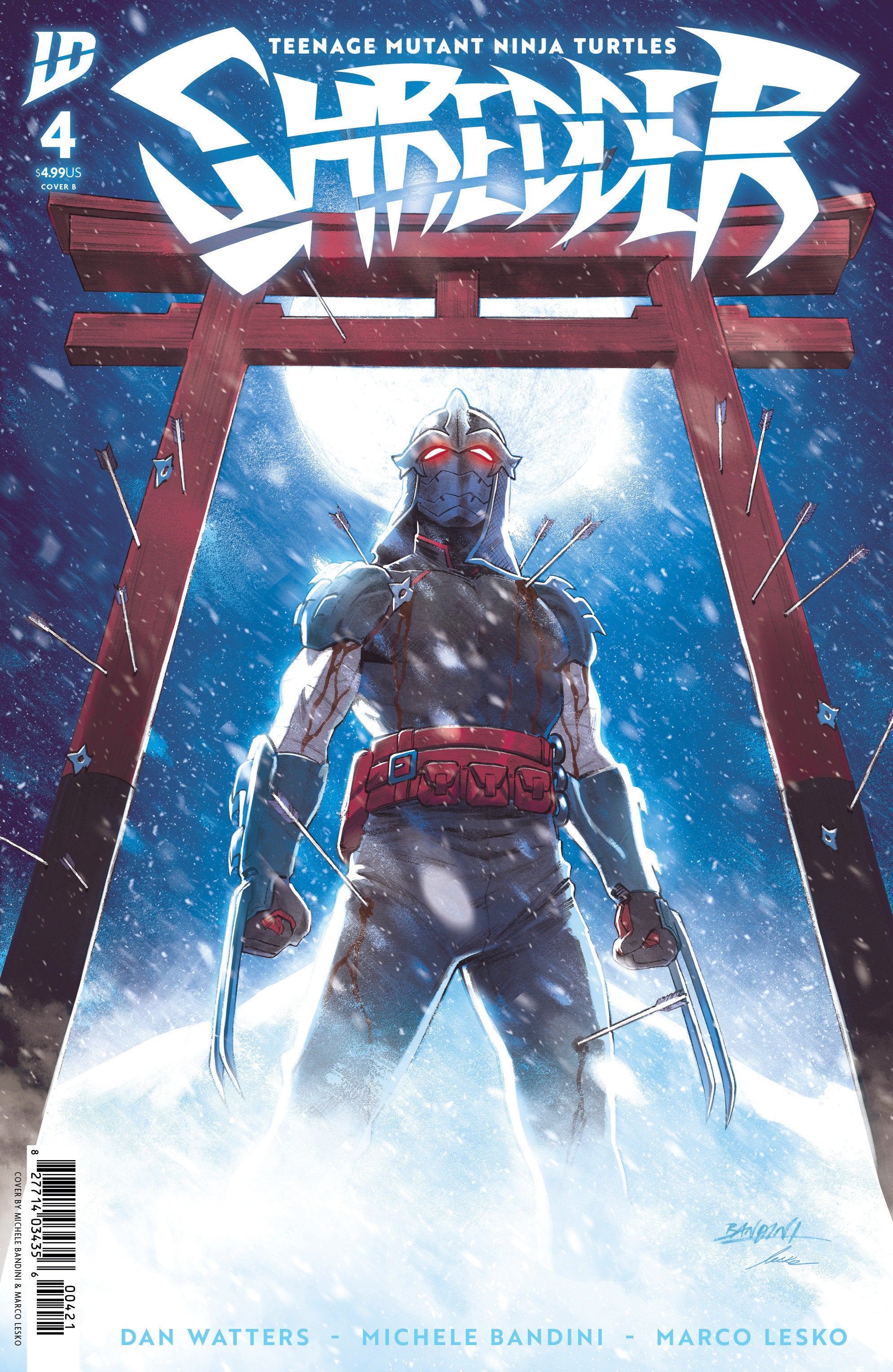 TEENAGE MUTANT NINJA TURTLES: SHREDDER #4 VARIANT B (BANDINI)