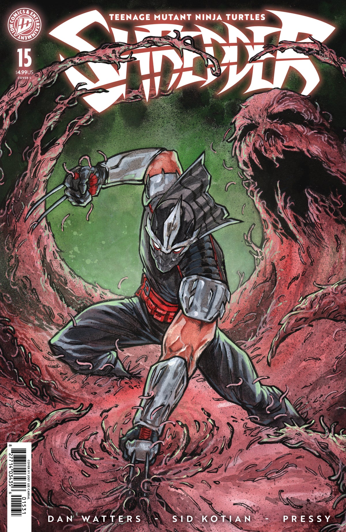 TEENAGE MUTANT NINJA TURTLES: SHREDDER #15 VARIANT C (CABRAL) comic book cover