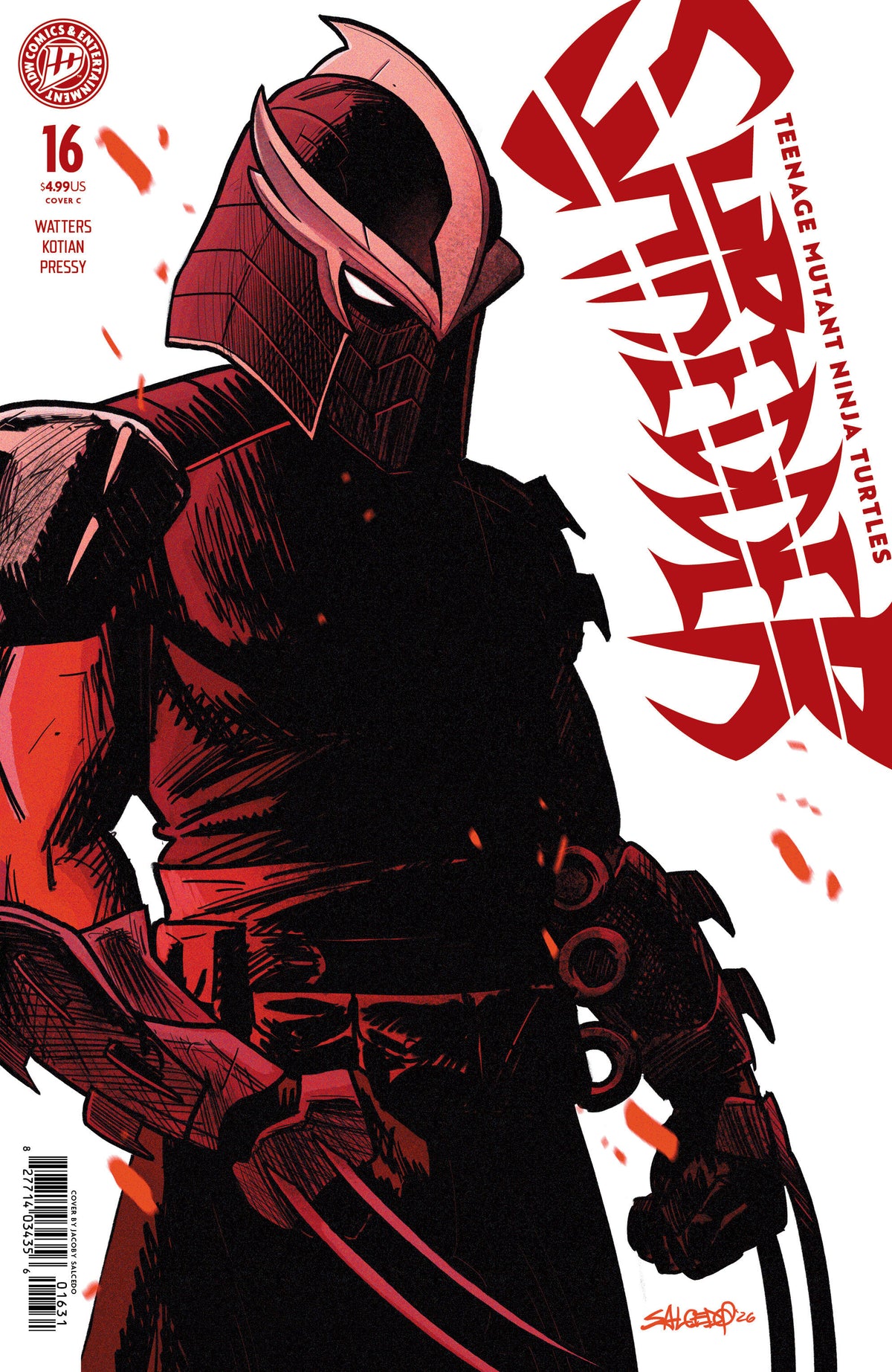 TEENAGE MUTANT NINJA TURTLES: SHREDDER #16 VARIANT C (SALCEDO)