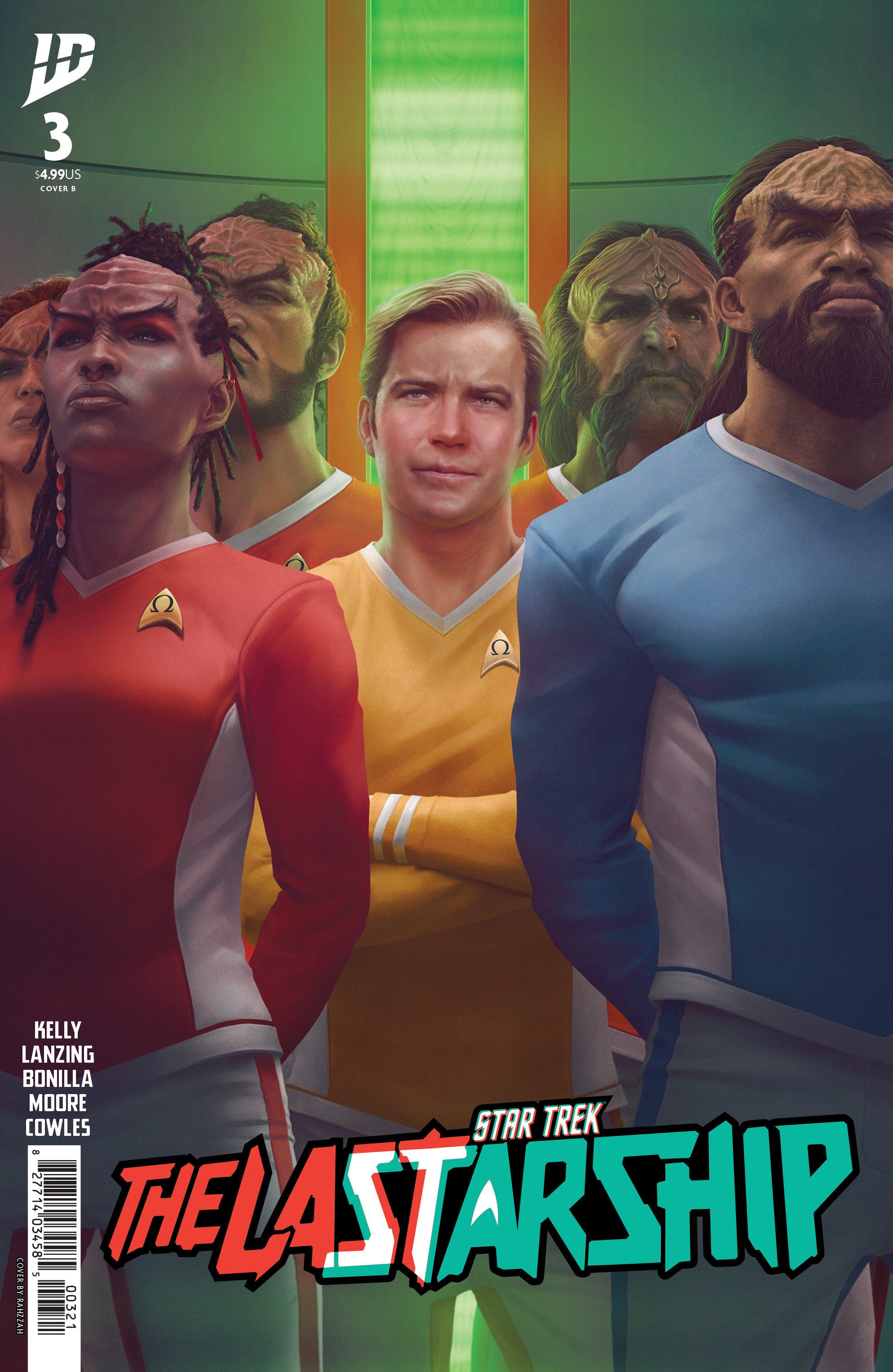 STAR TREK: THE LAST STARSHIP #3 VARIANT B (RAHZZAH)