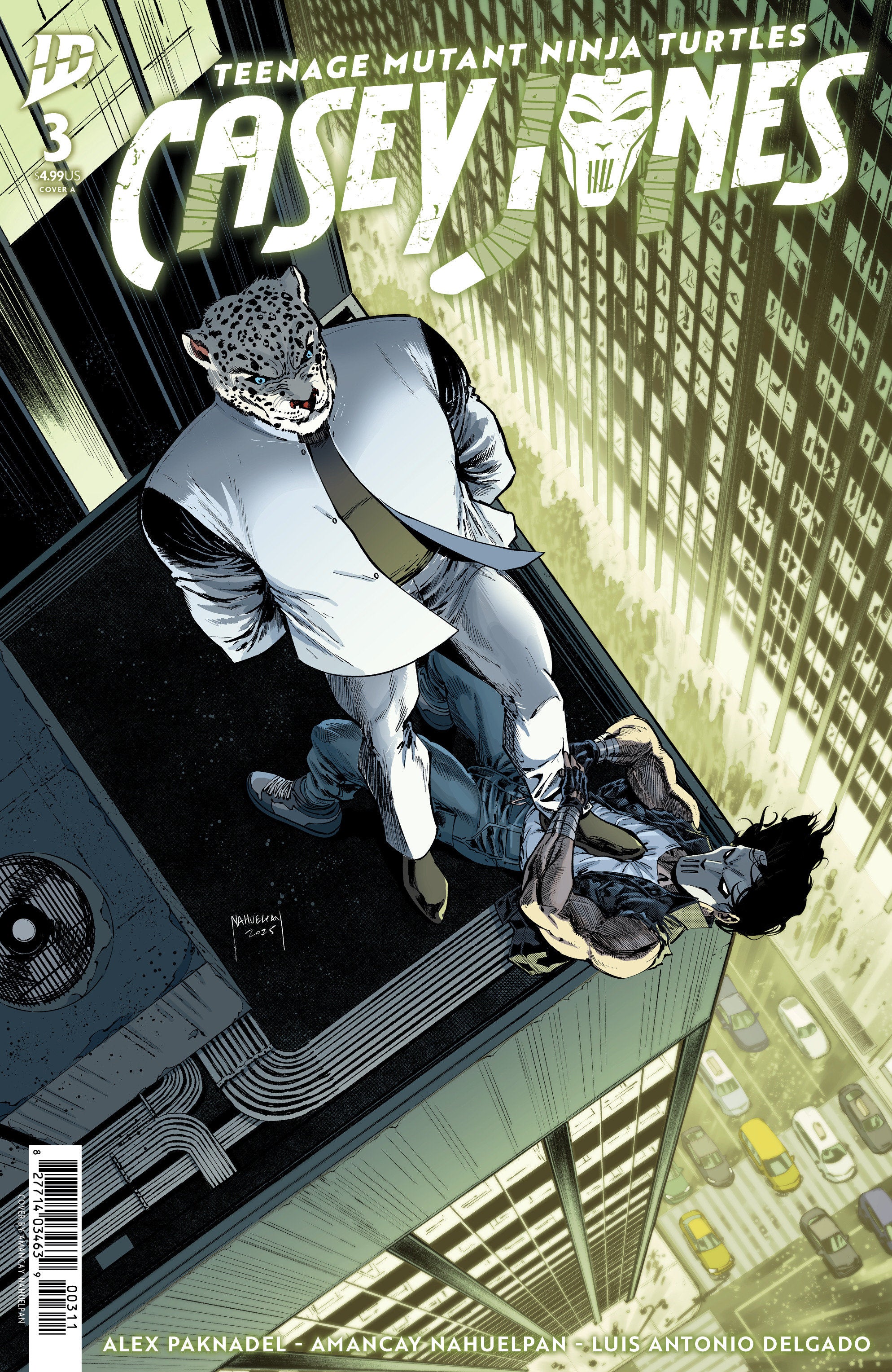 TEENAGE MUTANT NINJA TURTLES: CASEY JONES #3 COVER A (NAHUELPAN)