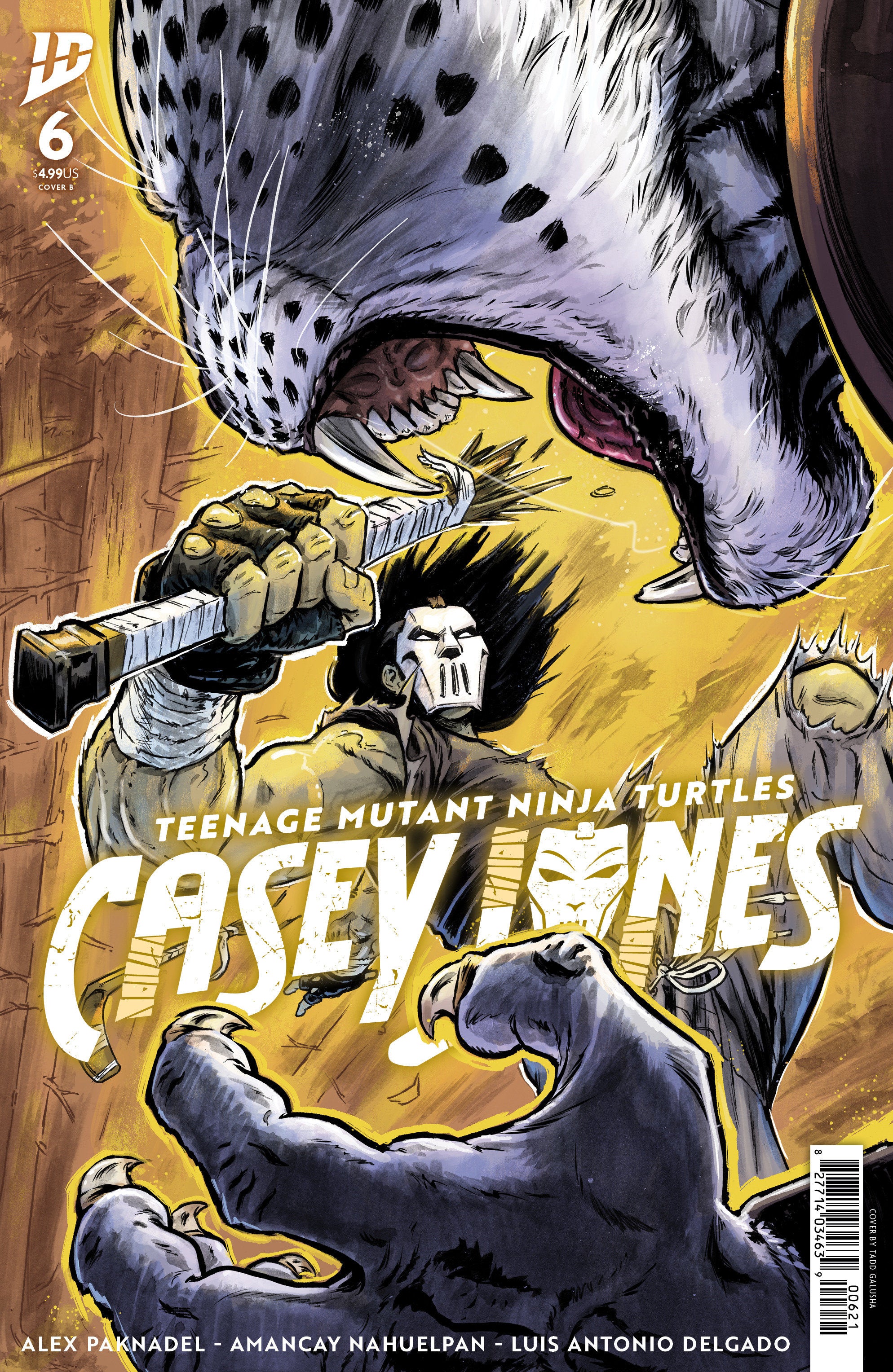 TEENAGE MUTANT NINJA TURTLES: CASEY JONES #6 VARIANT B (GALUSHA)