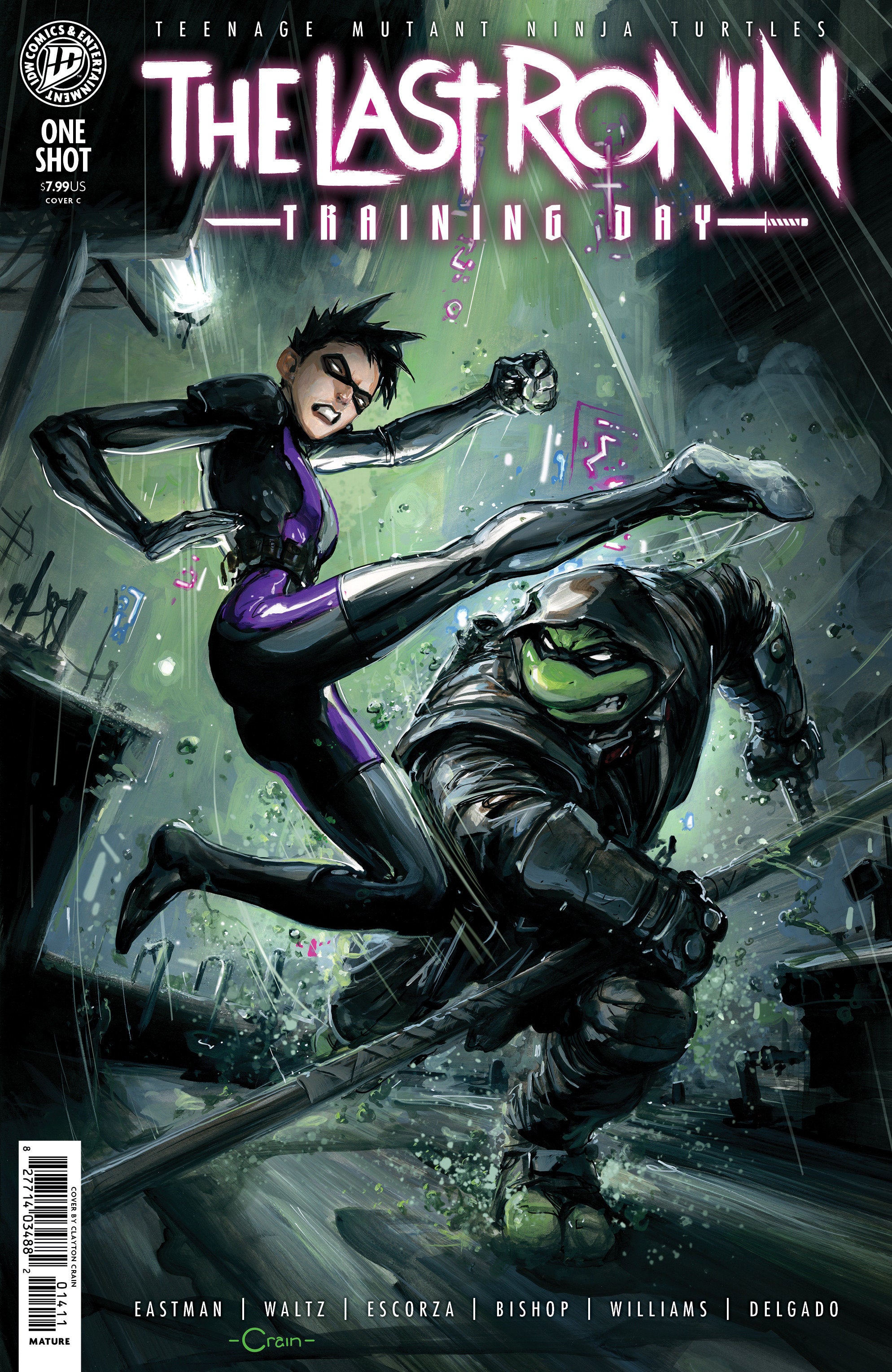 TEENAGE MUTANT NINJA TURTLES: THE LAST RONIN--TRAINING DAY VARIANT C (CRAIN)
