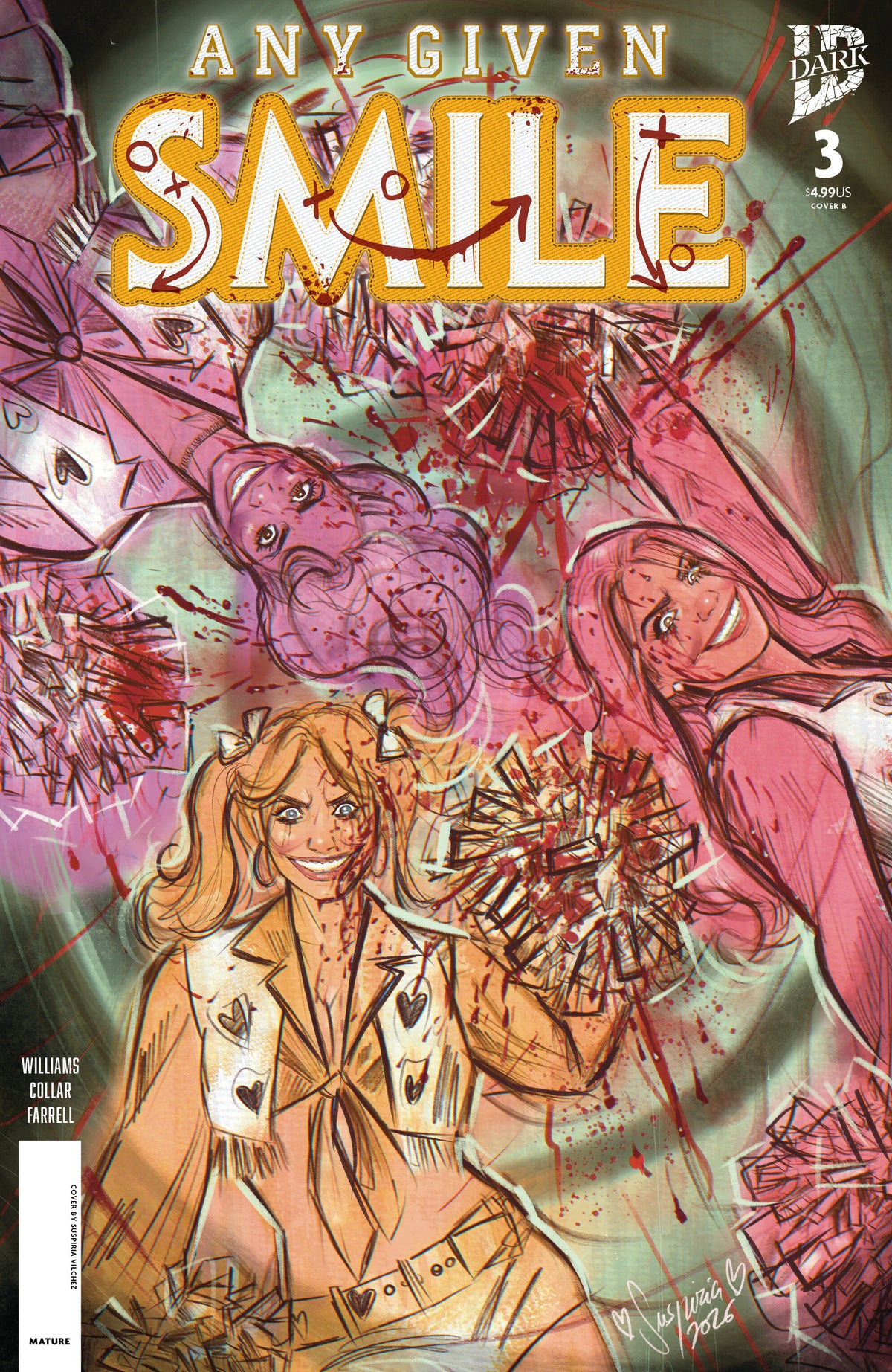 SMILE: ANY GIVEN SMILE #3 VARIANT B (VILCHEZ) comic book cover