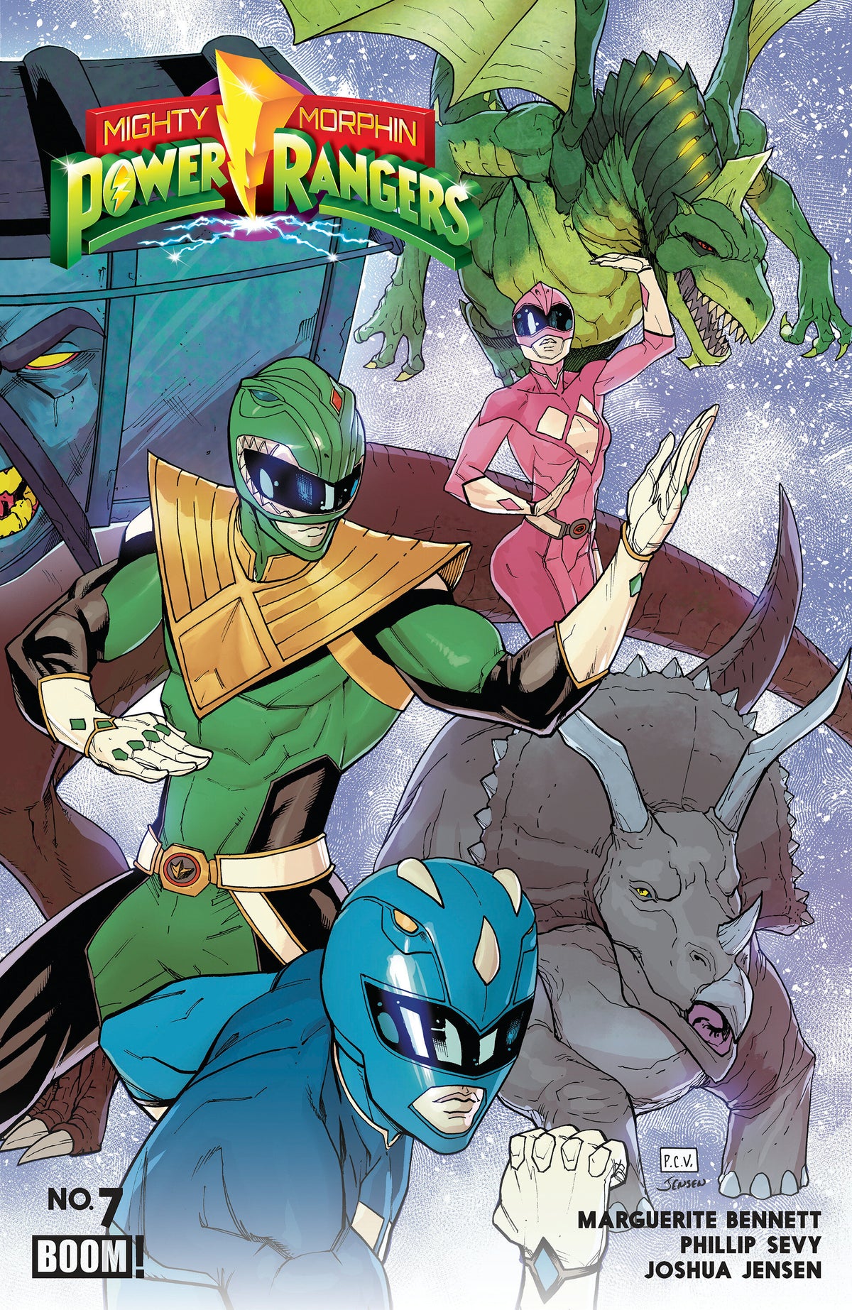 MIGHTY MORPHIN POWER RANGERS (2026) #7 B VARIANT (DRESSED, SEVY) comic book cover
