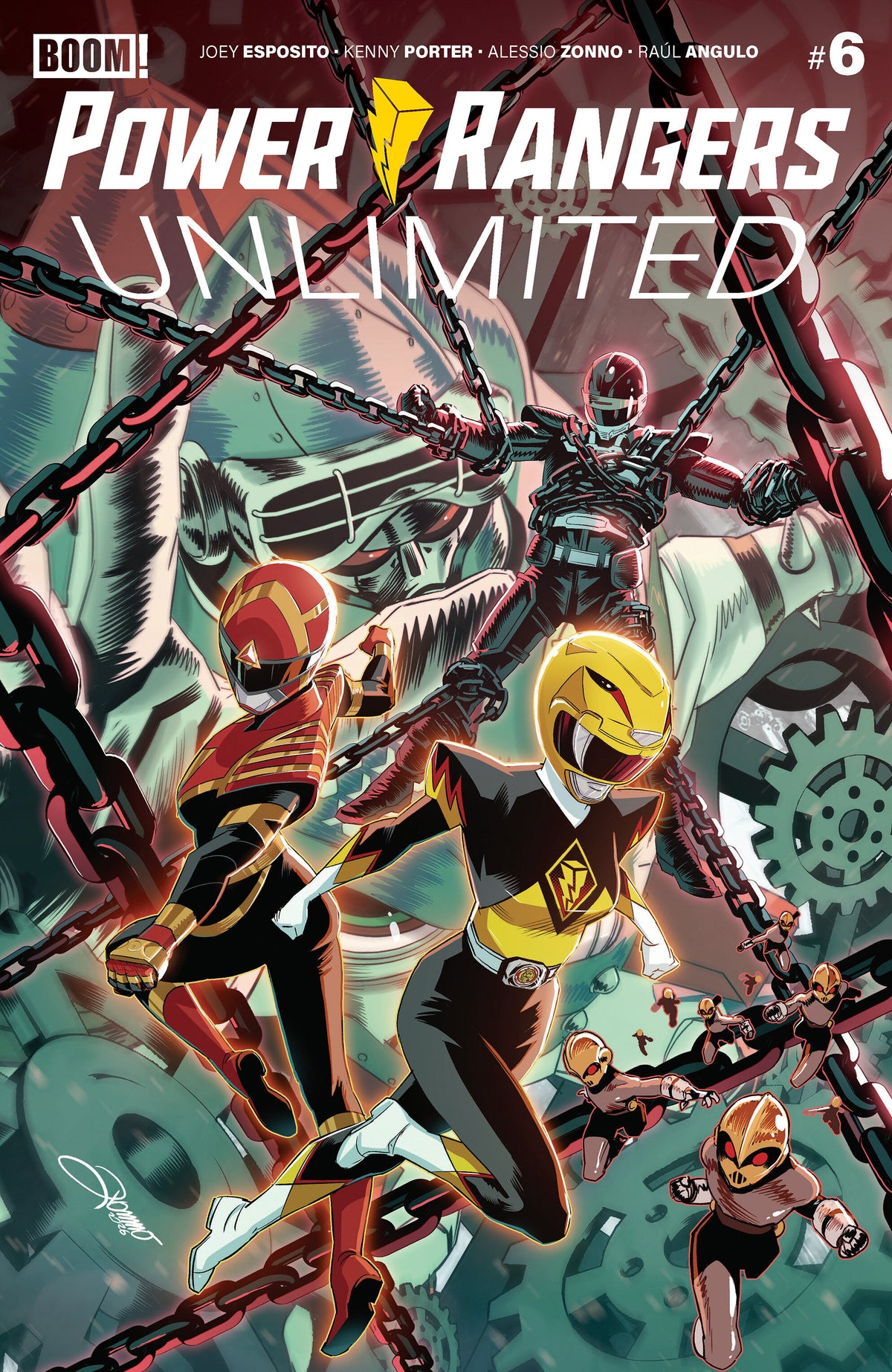 POWER RANGERS UNLIMITED #6 A MAIN (DRESSED, ZONNO) comic book cover