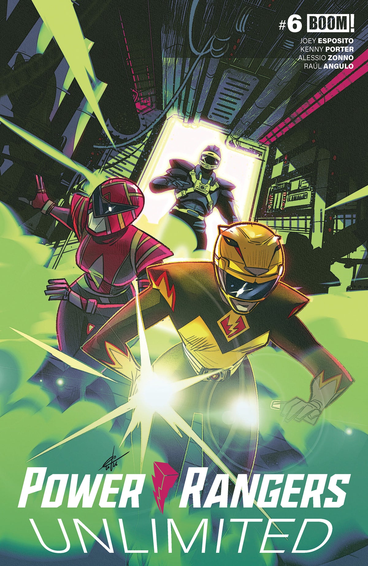 POWER RANGERS UNLIMITED #6 B VARIANT (DRESSED, CARLINI) comic book cover