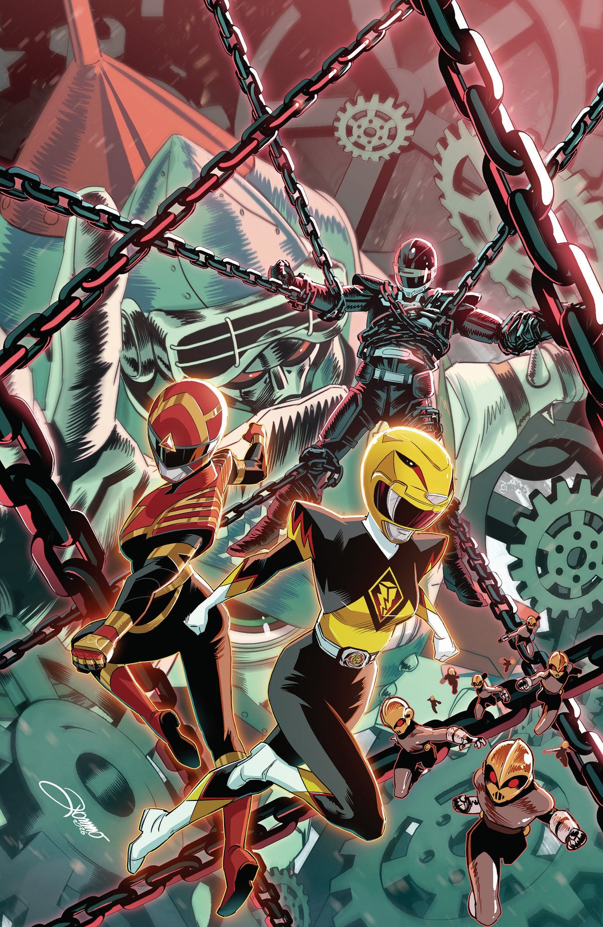 POWER RANGERS UNLIMITED #6 D FOIL VARIANT (FULL ART, ZONNO) comic book cover