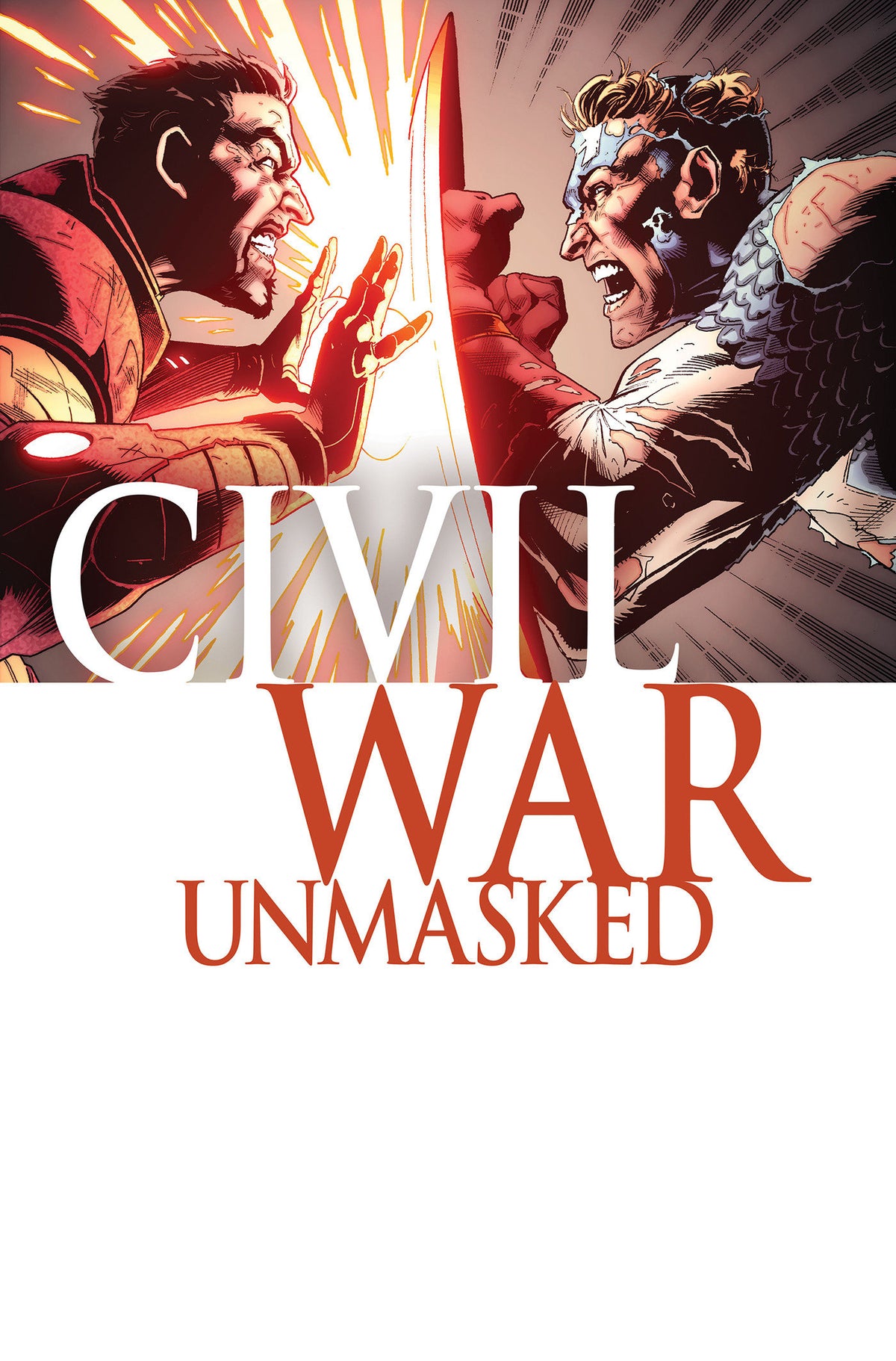 CIVIL WAR: UNMASKED graphic novel cover